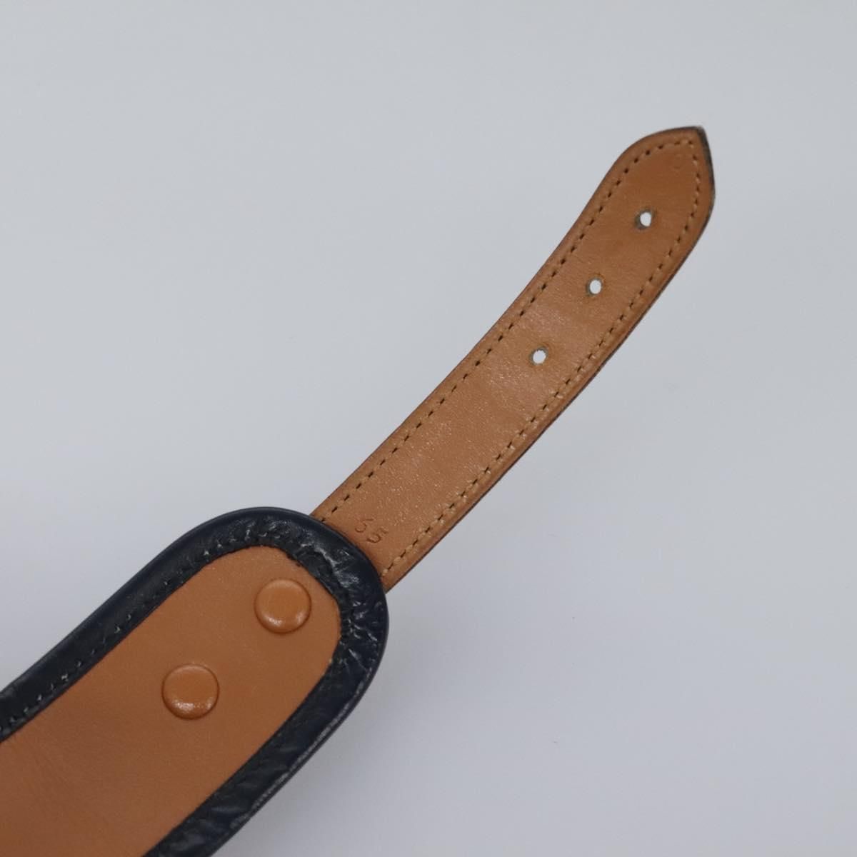 Hermes Constance Belt Leather Navy Auth