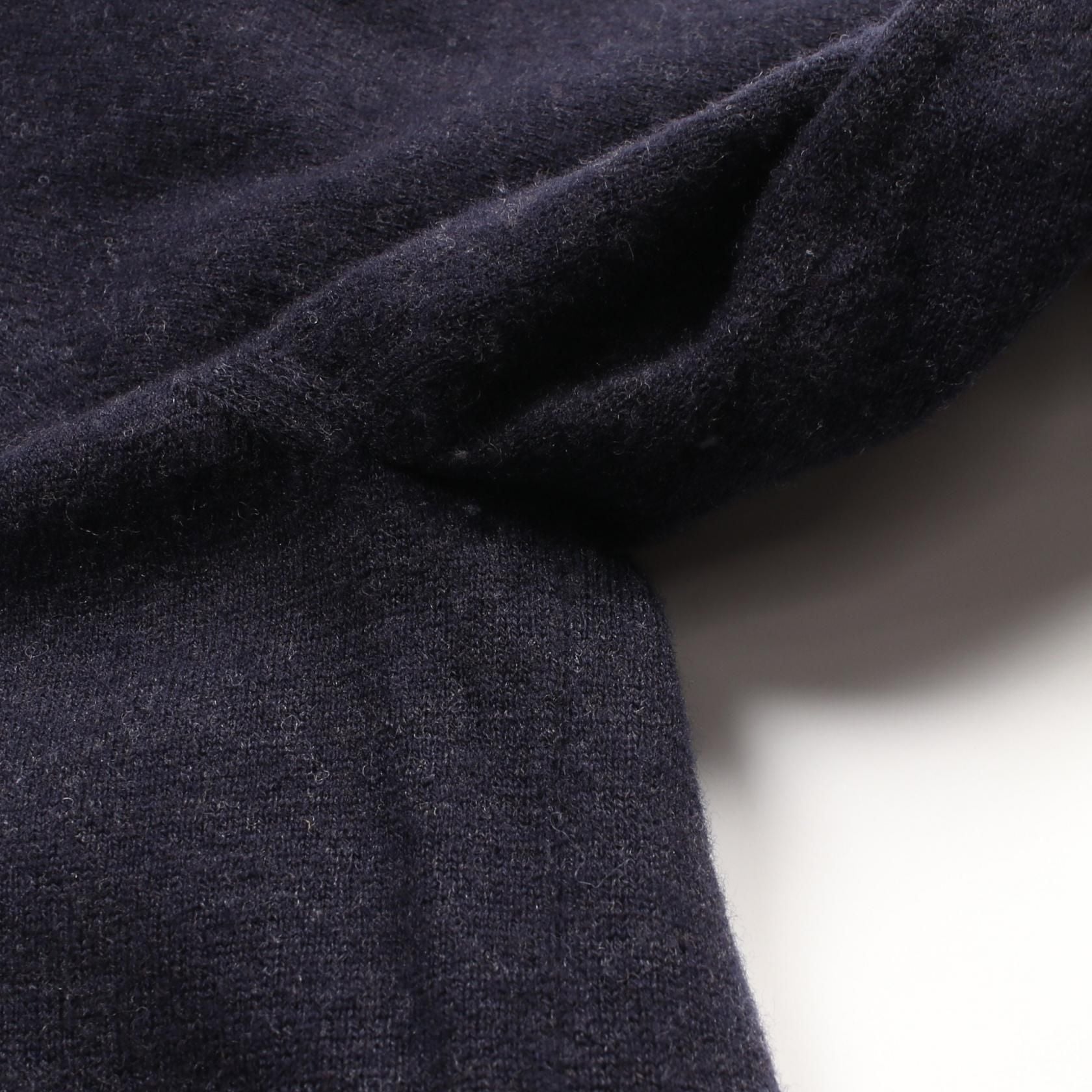 Hermes Les Cles Bandana Cardigan Jacket 67-7762 Silk Wool Navy