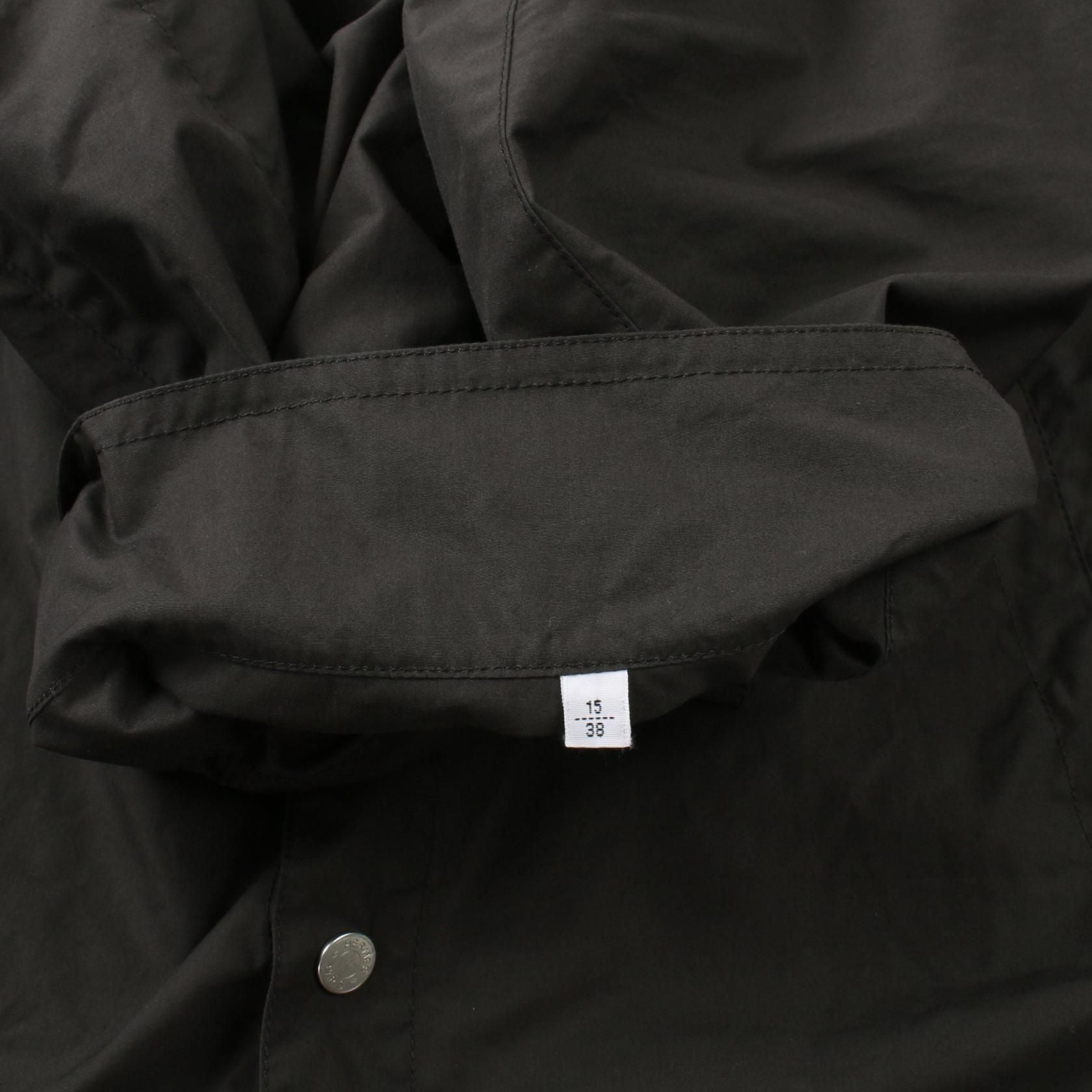 Hermes Boxy Fit Overlapping Pockets Other Tops Gray Cotton
