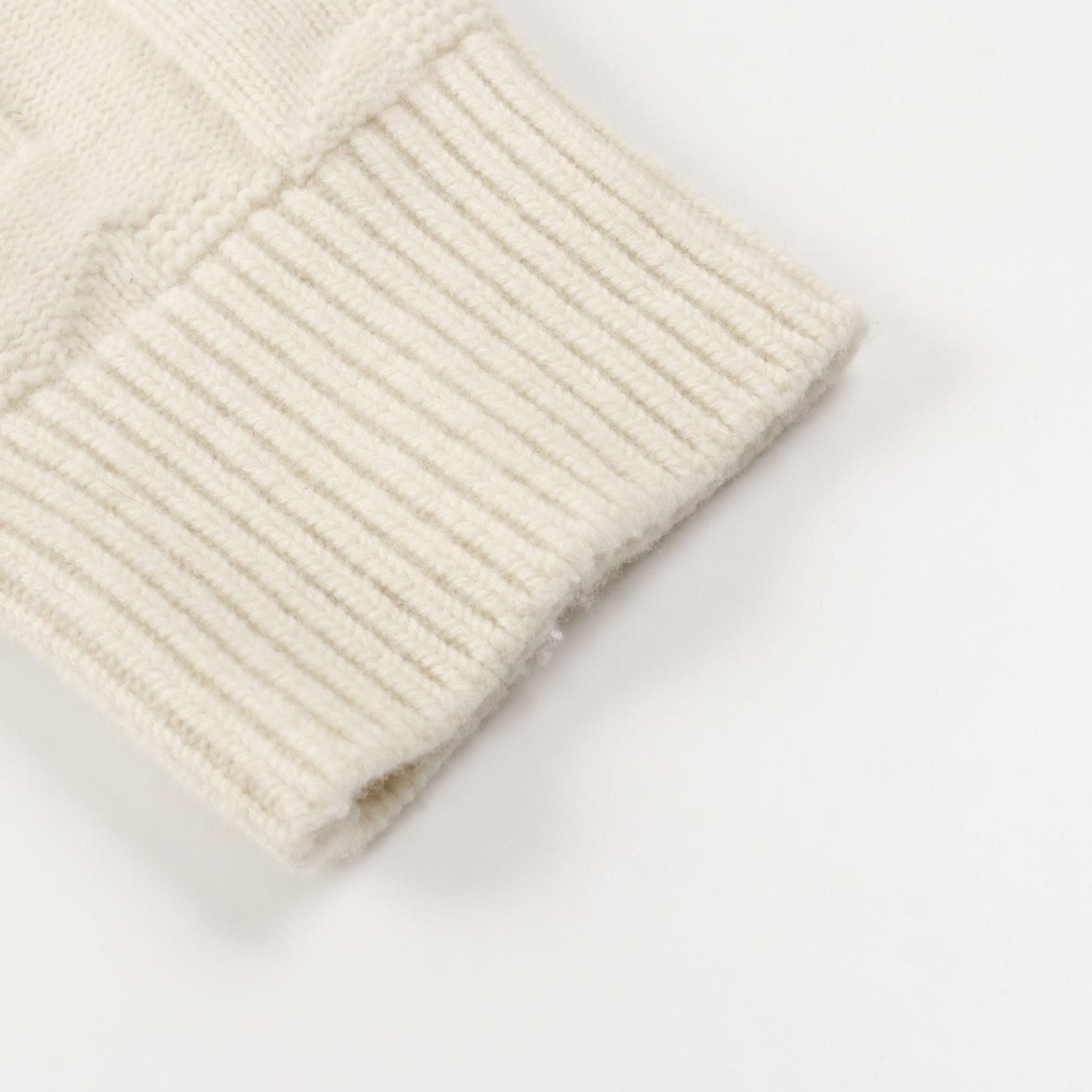 Hermes H Logo Hoodie Beige Wool 4e 2623d 3