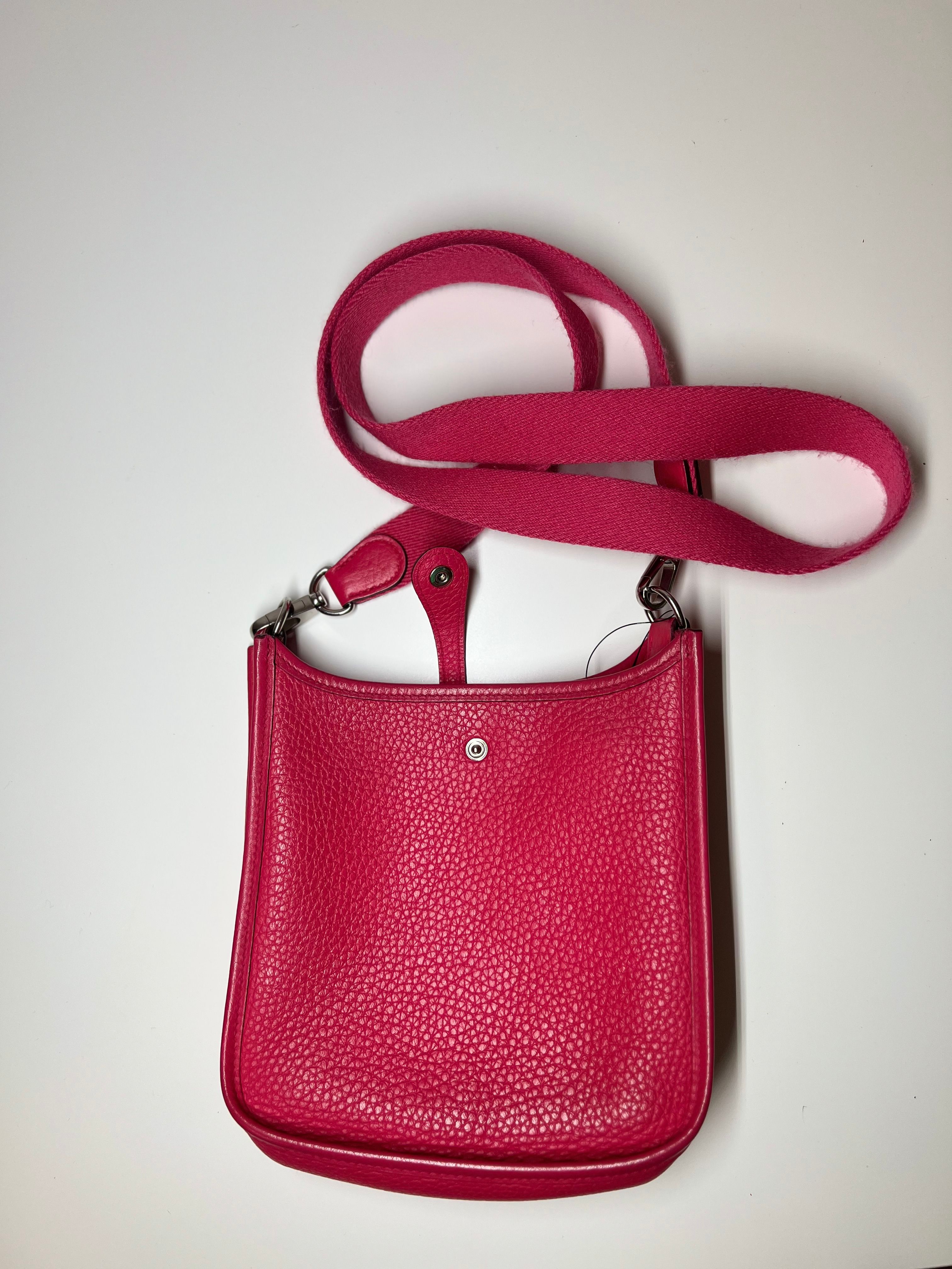 Hermes Pink Evelyne TPM,Togo A Stamp
