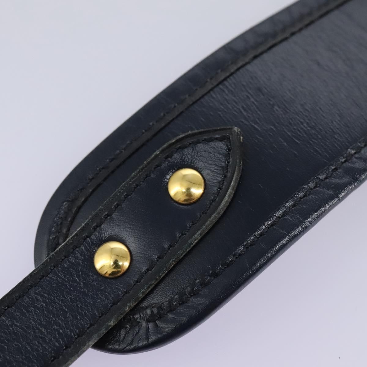 Hermes Constance Belt Leather Navy Auth