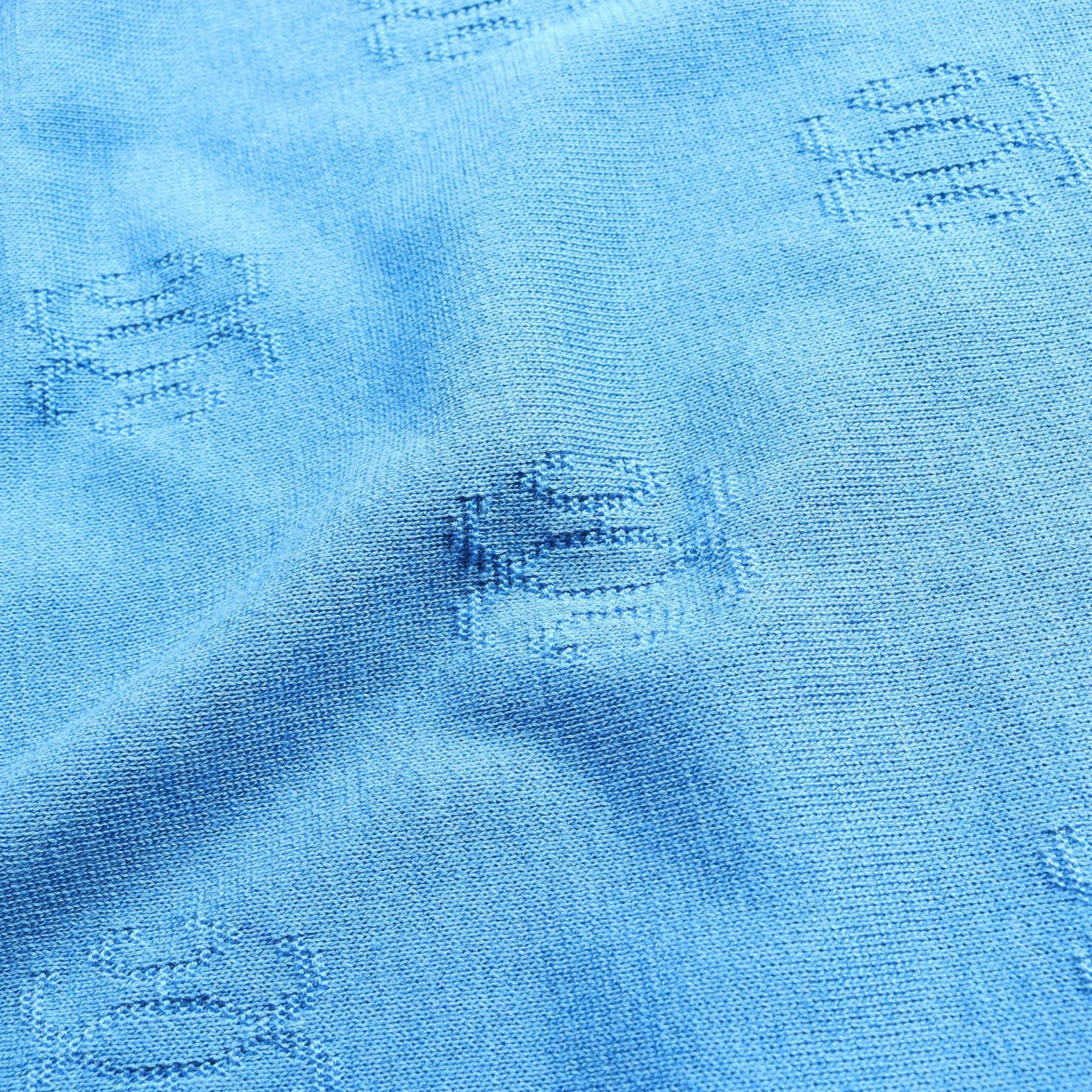 Hermes Dress Blue Silk 16-7712