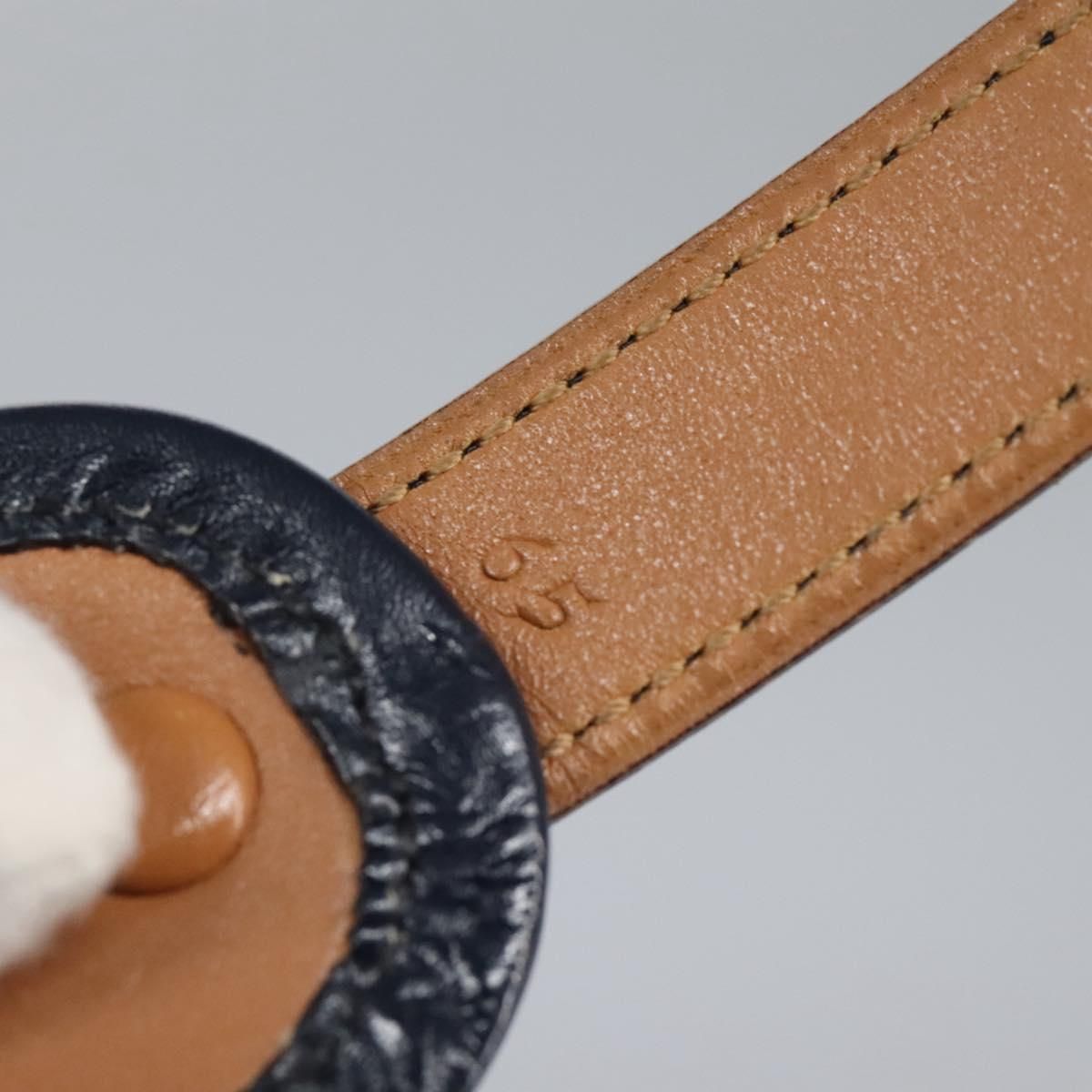 Hermes Constance Belt Leather Navy Auth