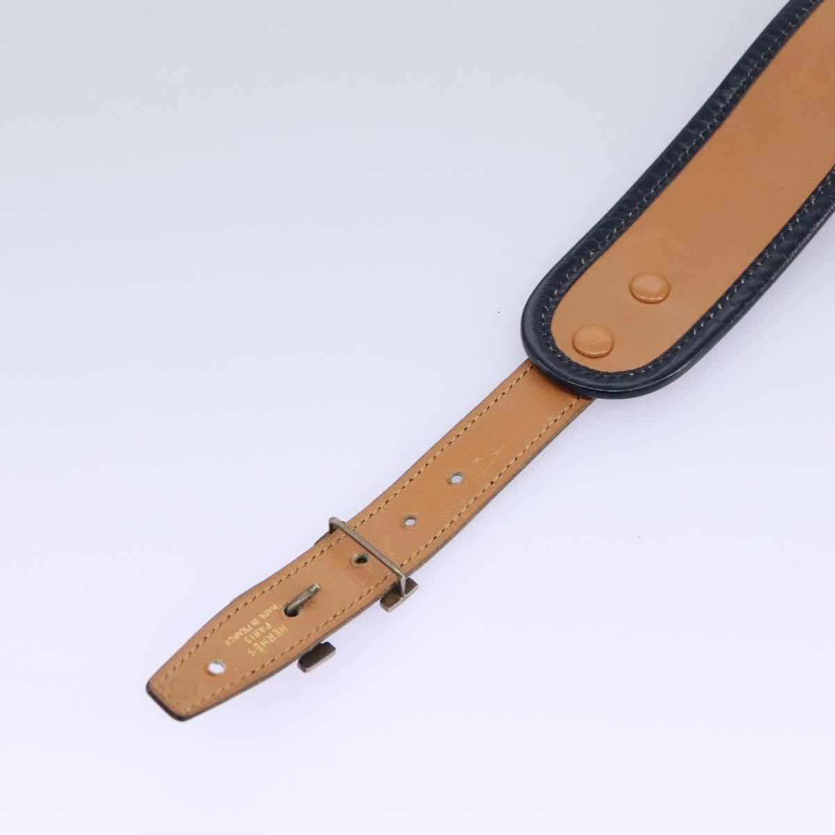 Hermes Constance Belt Leather Navy Auth