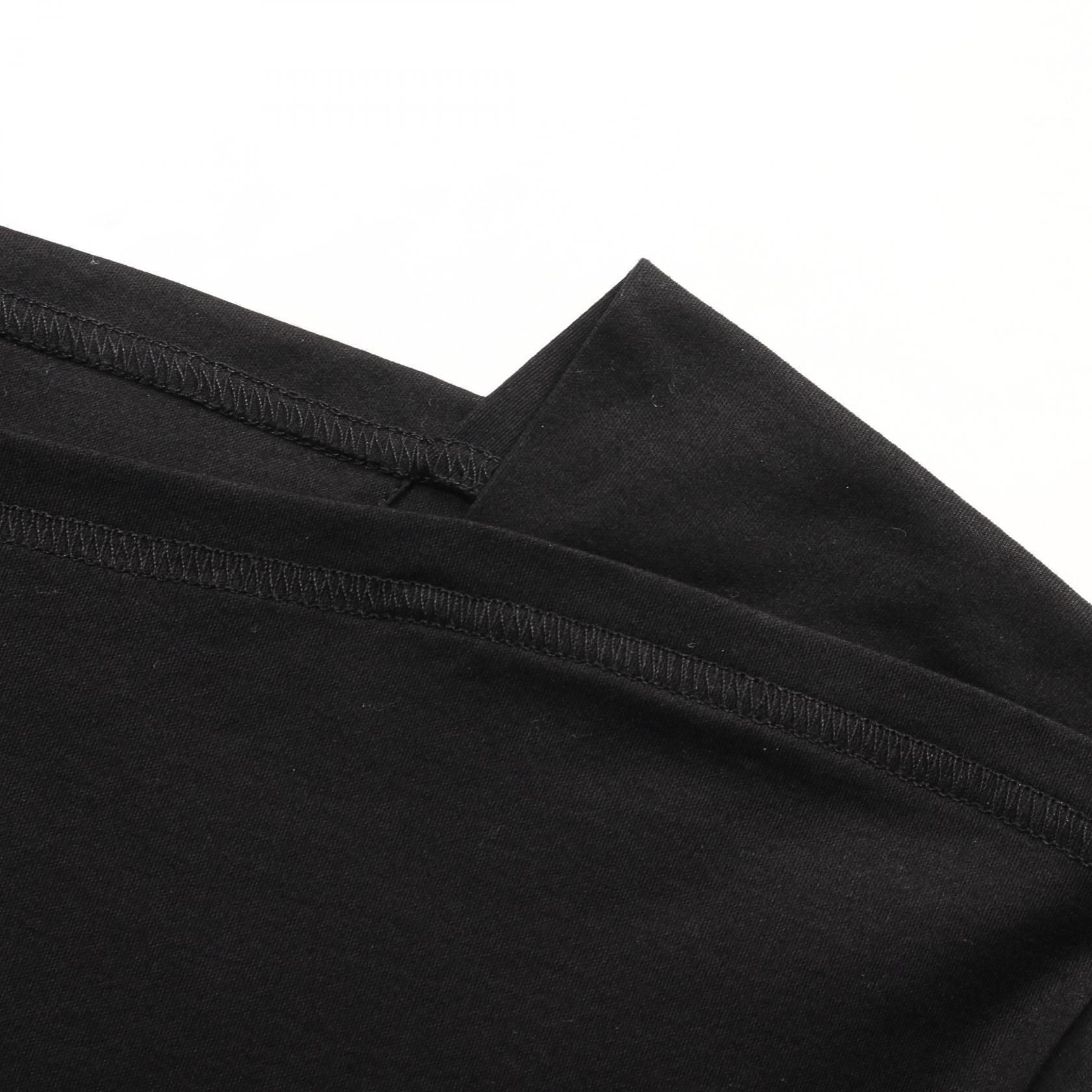 Hermes Embroidered Pocket T-shirt Black Cotton