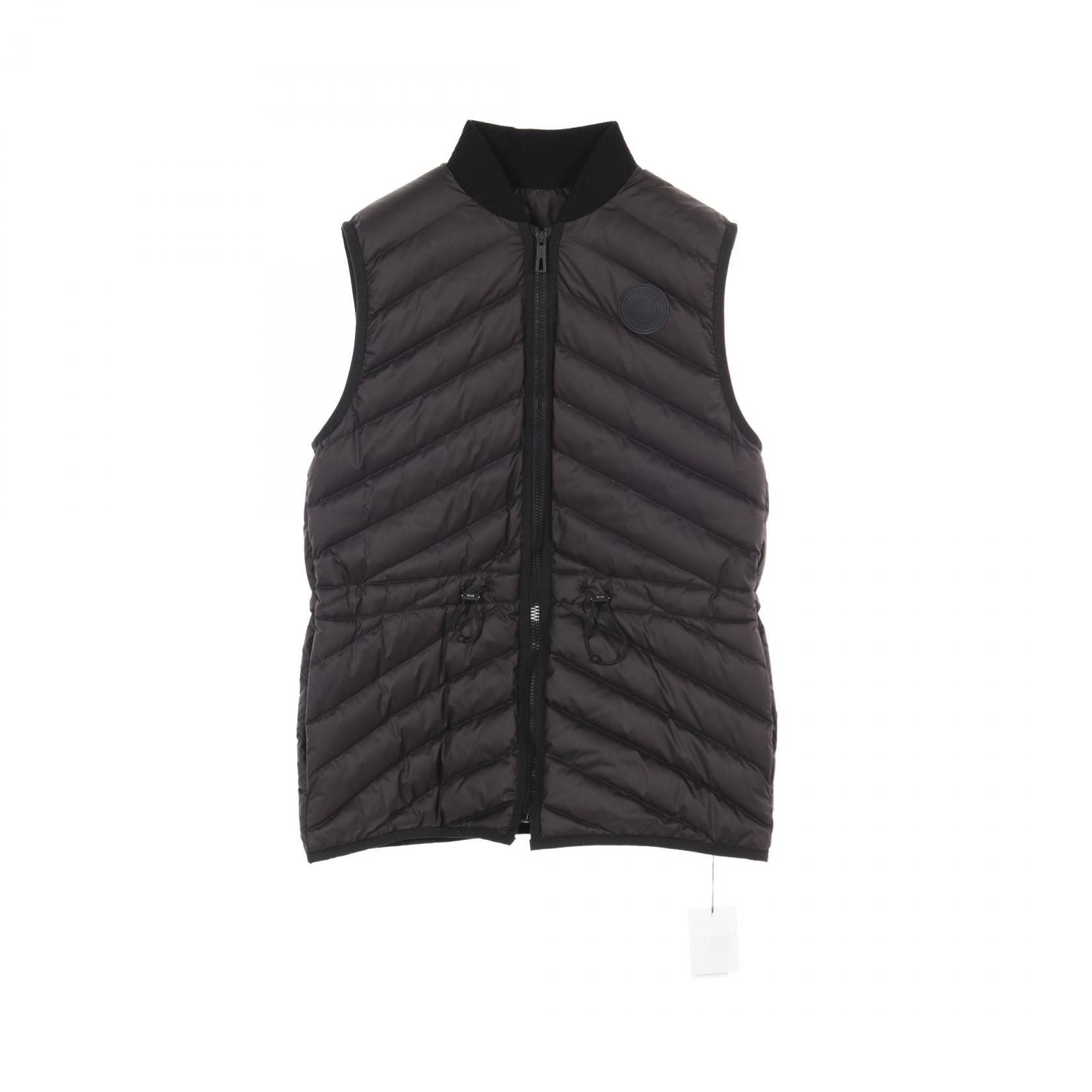 Hermes Down Vest Black Other Polyester 3h 0156da