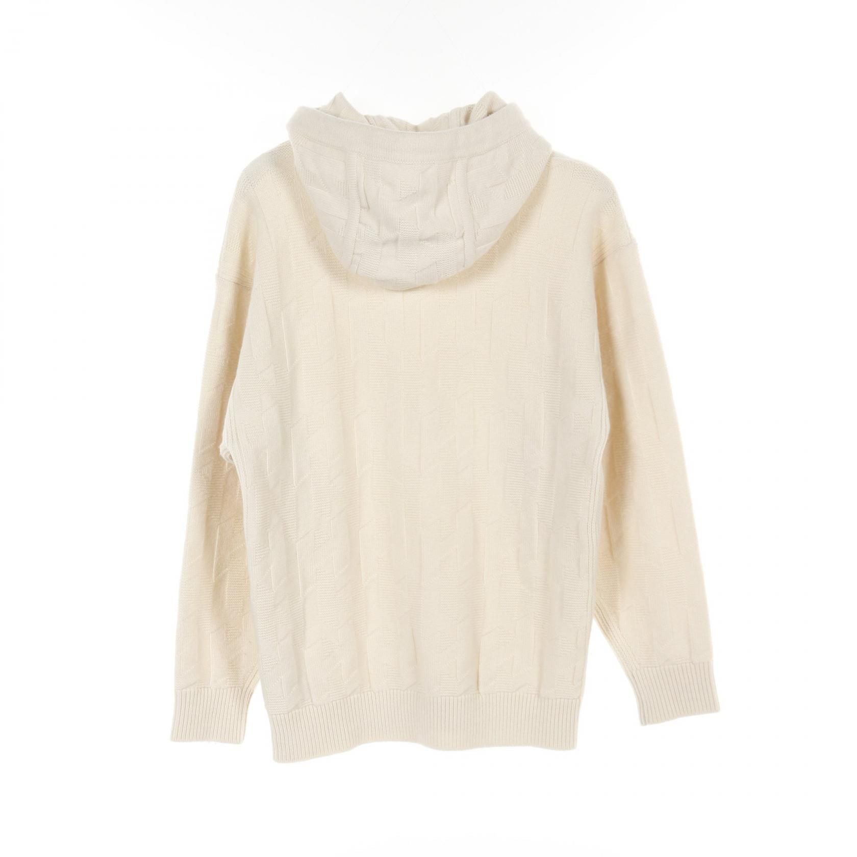 Hermes H Logo Hoodie Beige Wool 4e 2623d 3