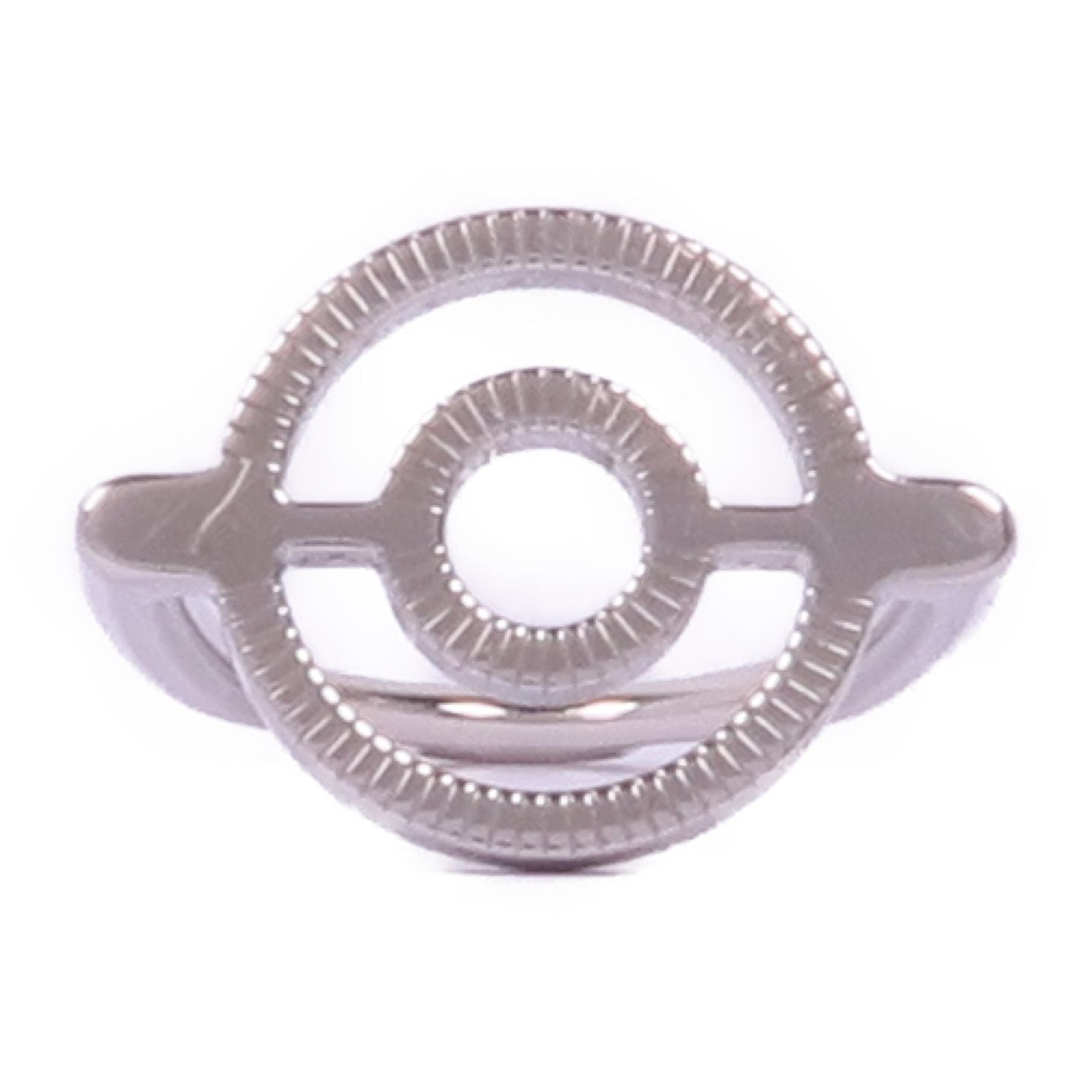 Hermes Kim Scarf Ring Silver Other Metal
