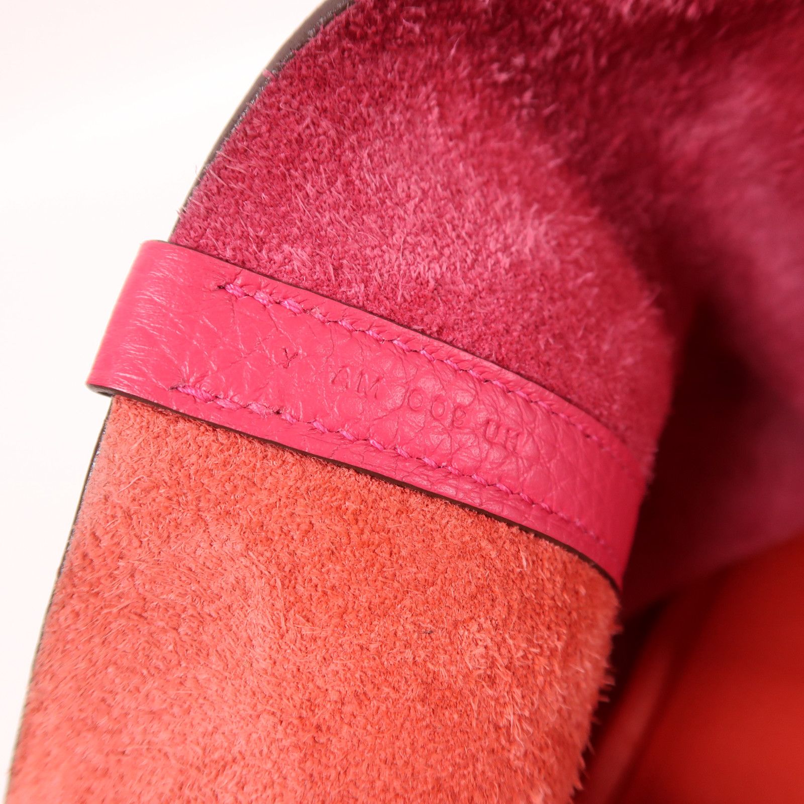 Hermes Clemence Leather Picotin Mm Ginpaku Handmade Bag Rose Extreme Pink Extreme Rose/rough D Taurillon Clemen