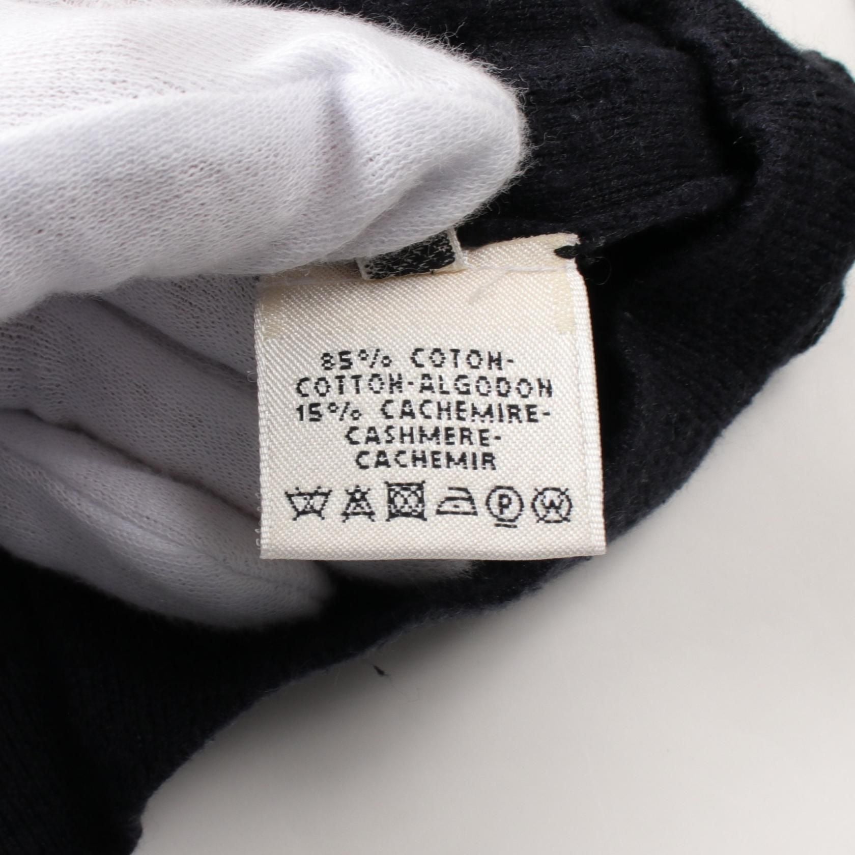 Hermes Knit Navy Cotton Cashmere