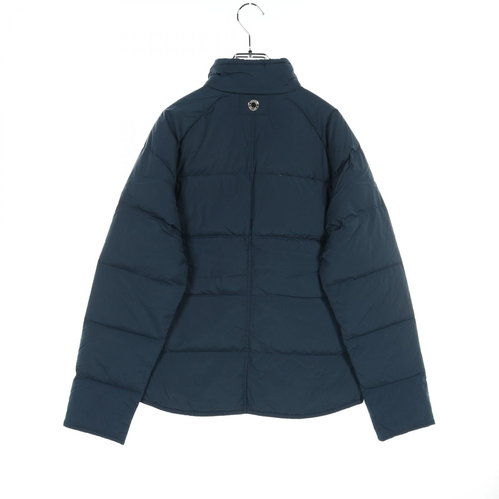 Hermes Down Jacket Green Nylon