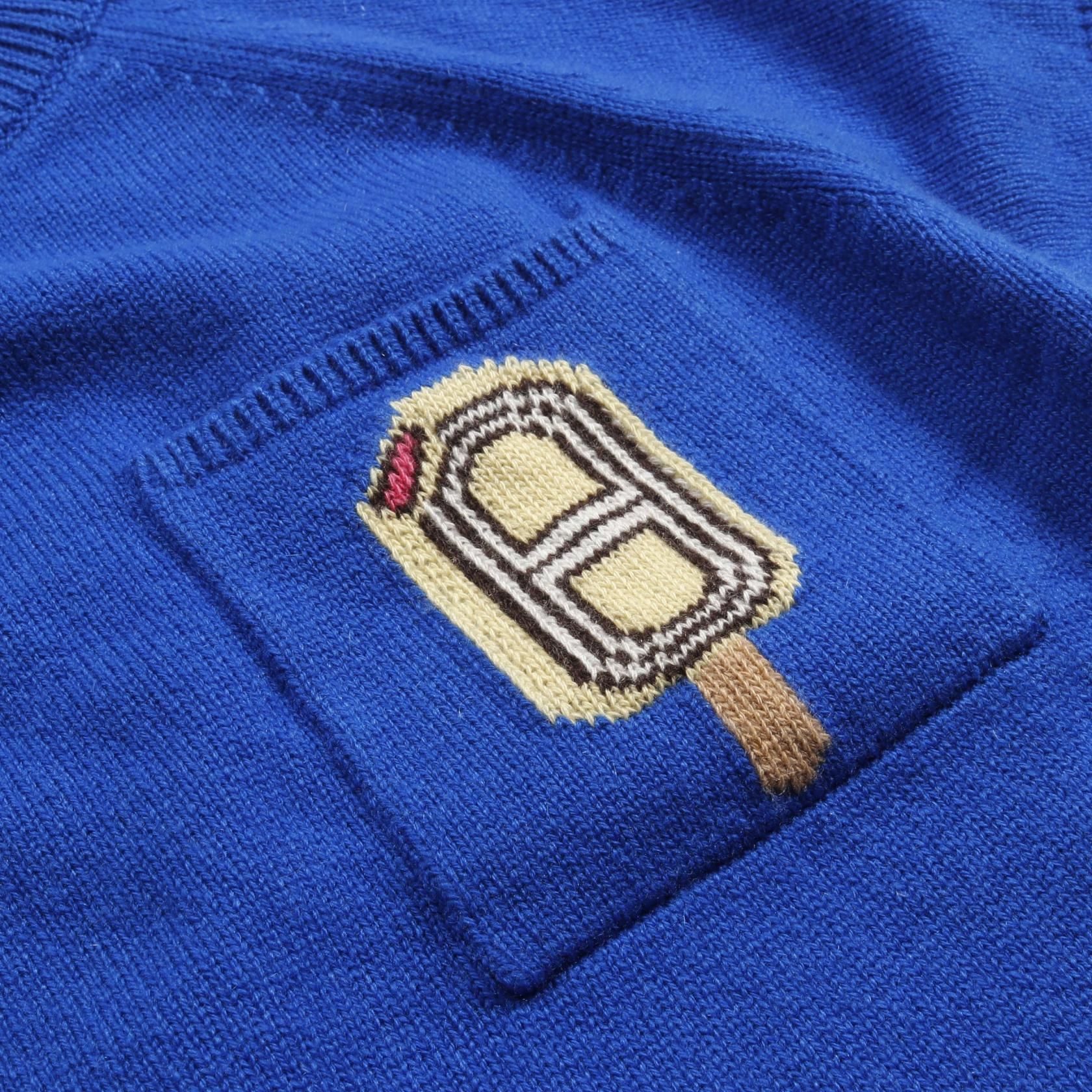 Hermes Funny Ice Cream Knit Blue Cashmere 4e 2626db