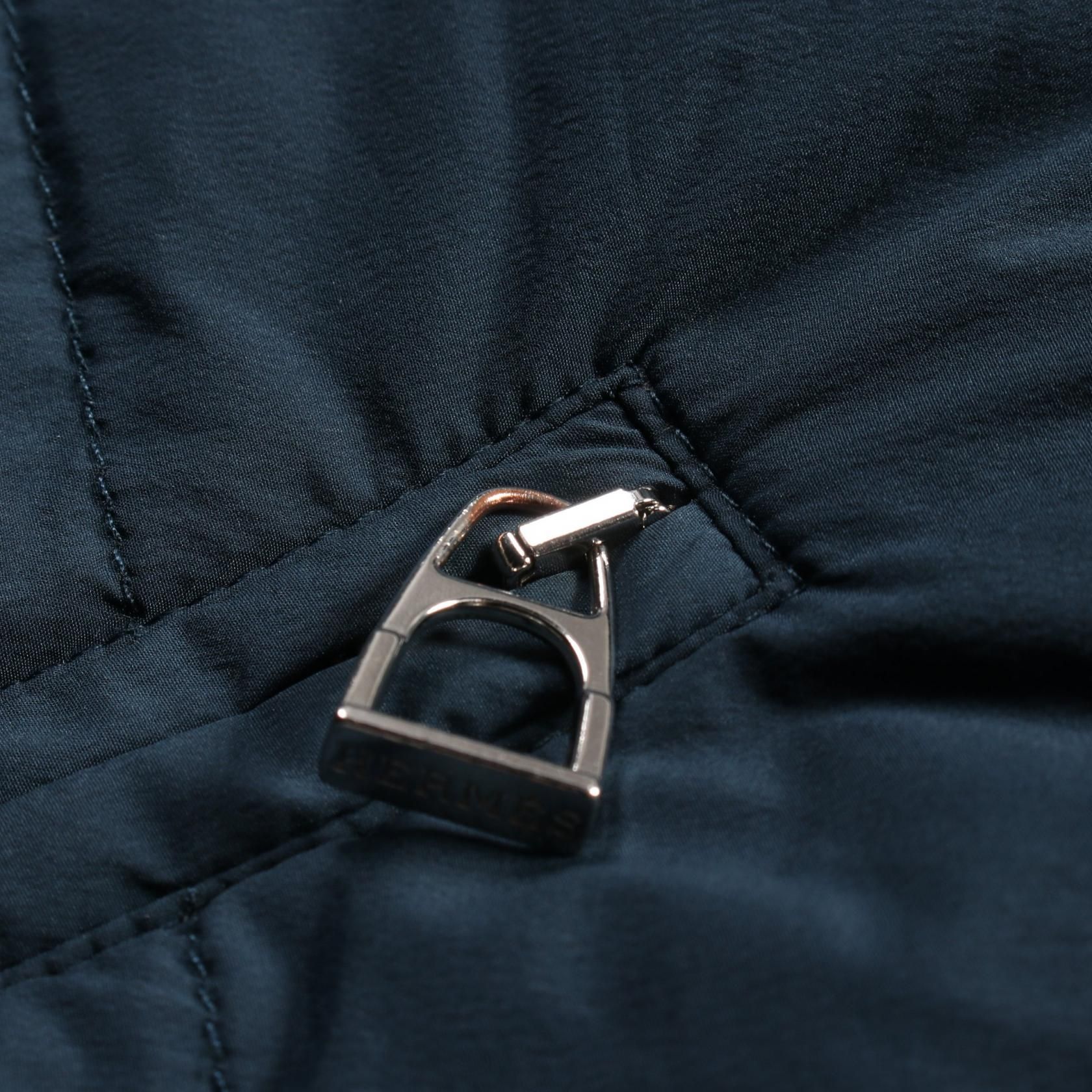 Hermes Down Jacket Green Nylon