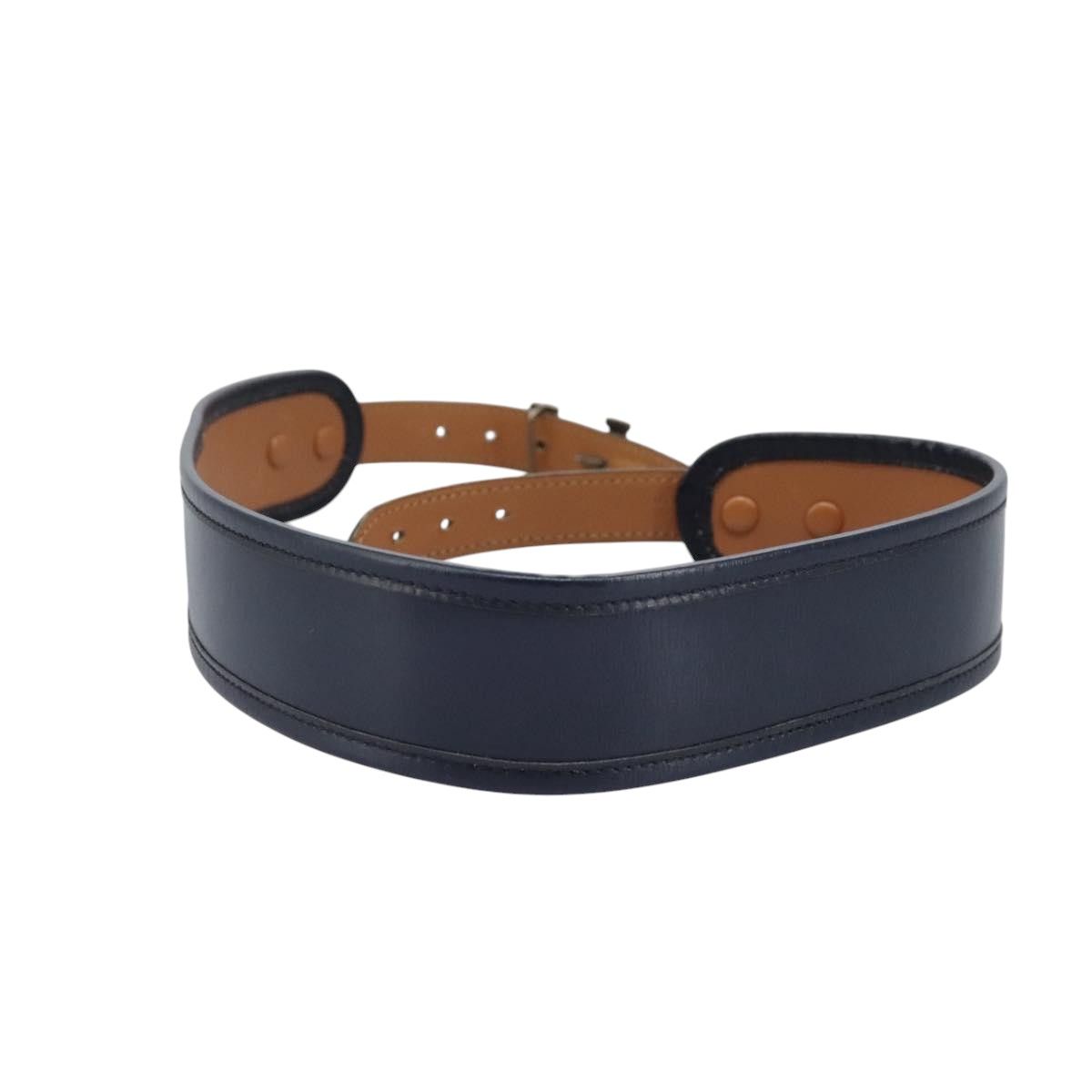 Hermes Constance Belt Leather Navy Auth