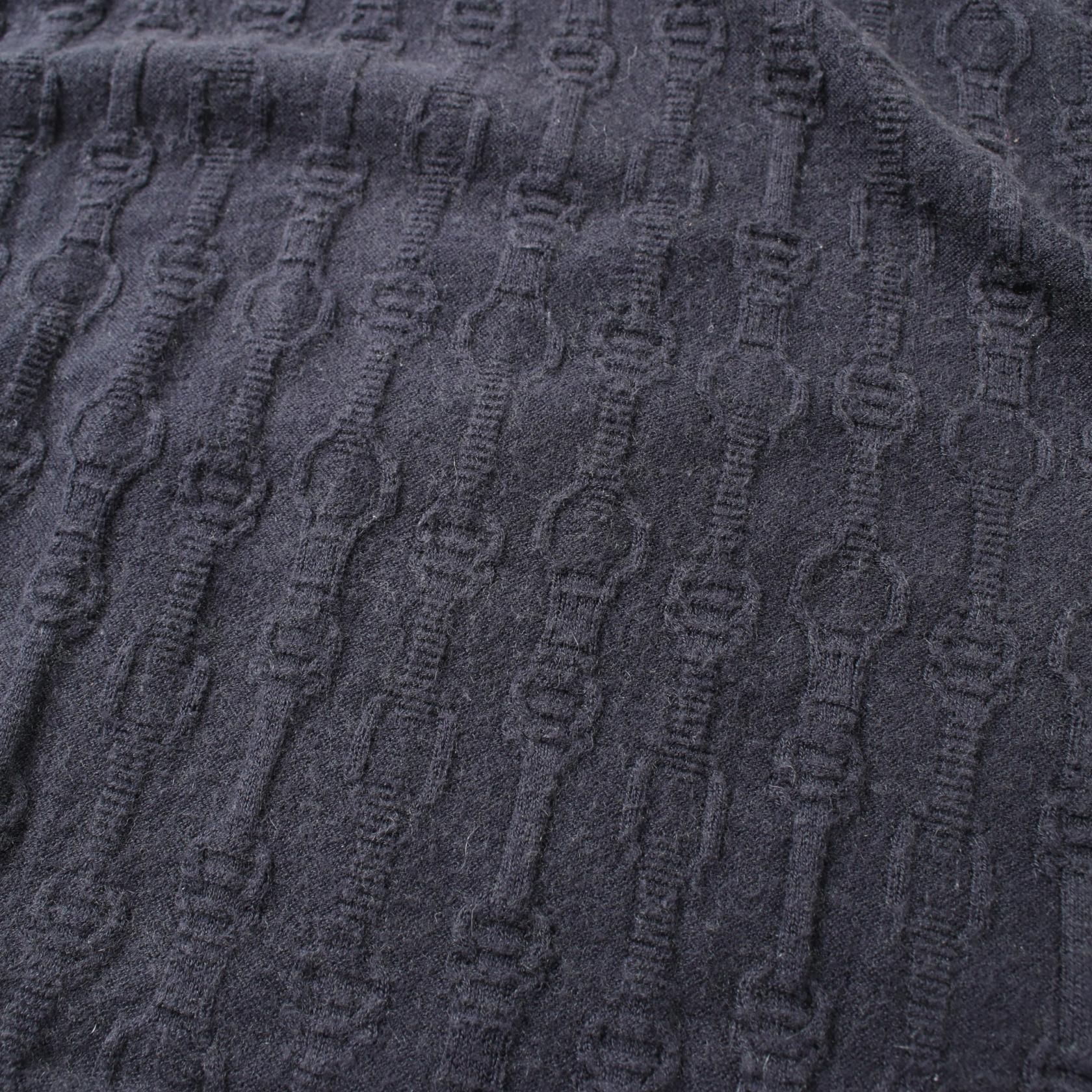 Hermes Knit Navy Cotton Cashmere