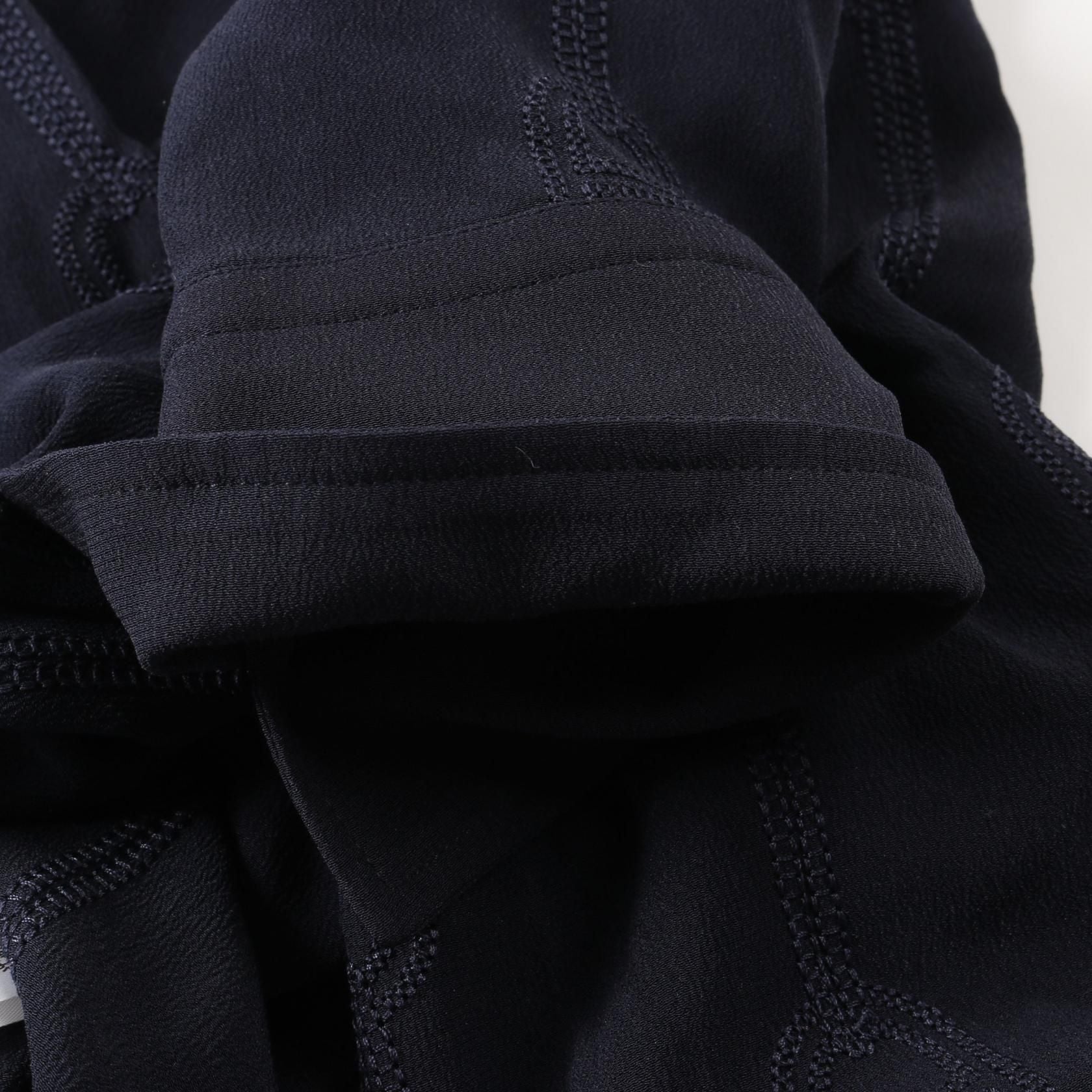 Hermes Chne Dunkel Other Tops Navy Silk 3e 0609dv
