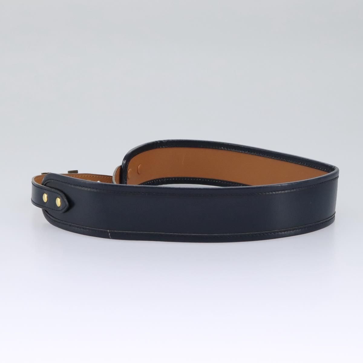 Hermes Constance Belt Leather Navy Auth