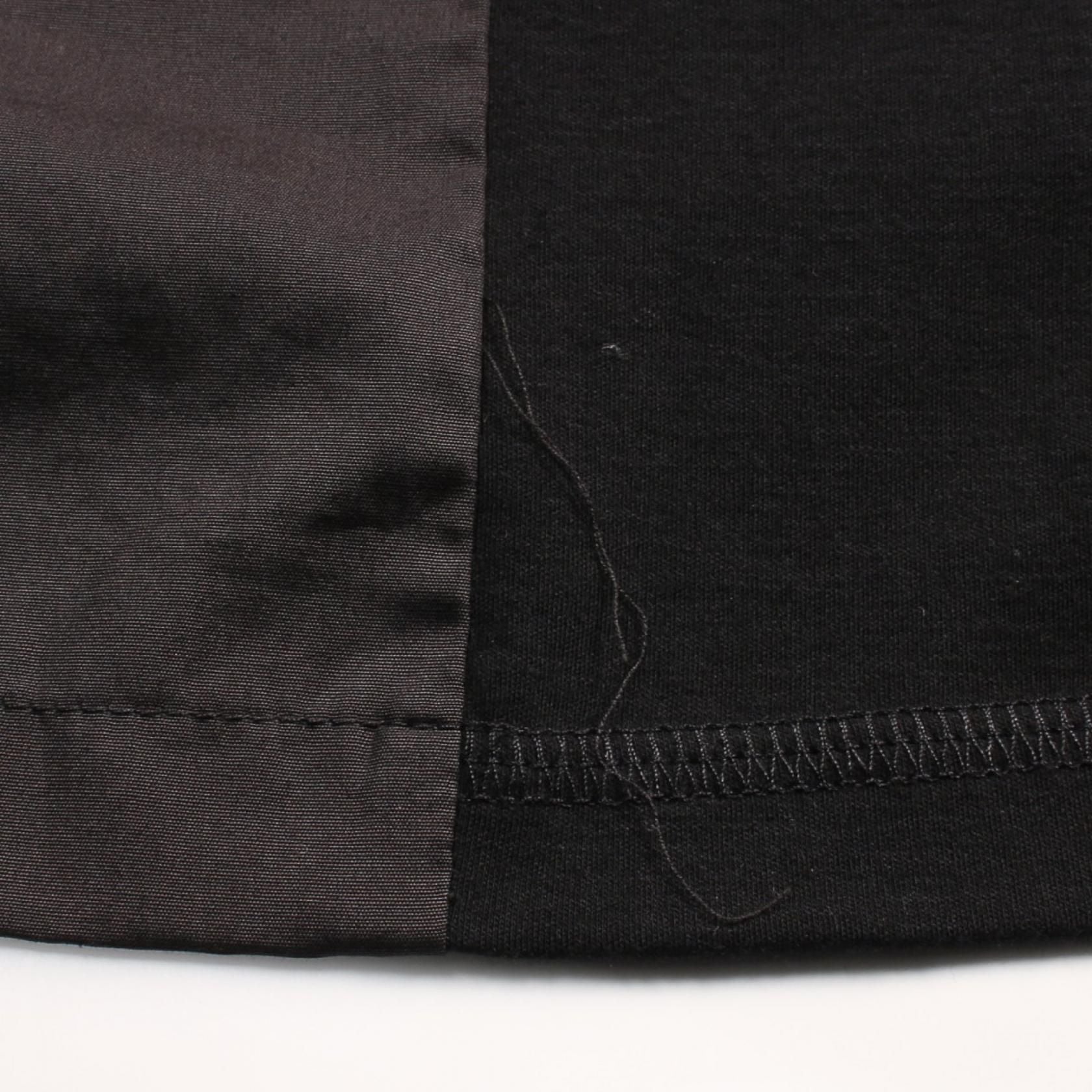 Hermes T-shirt With Embroidered Pocket Dress Black Cotton