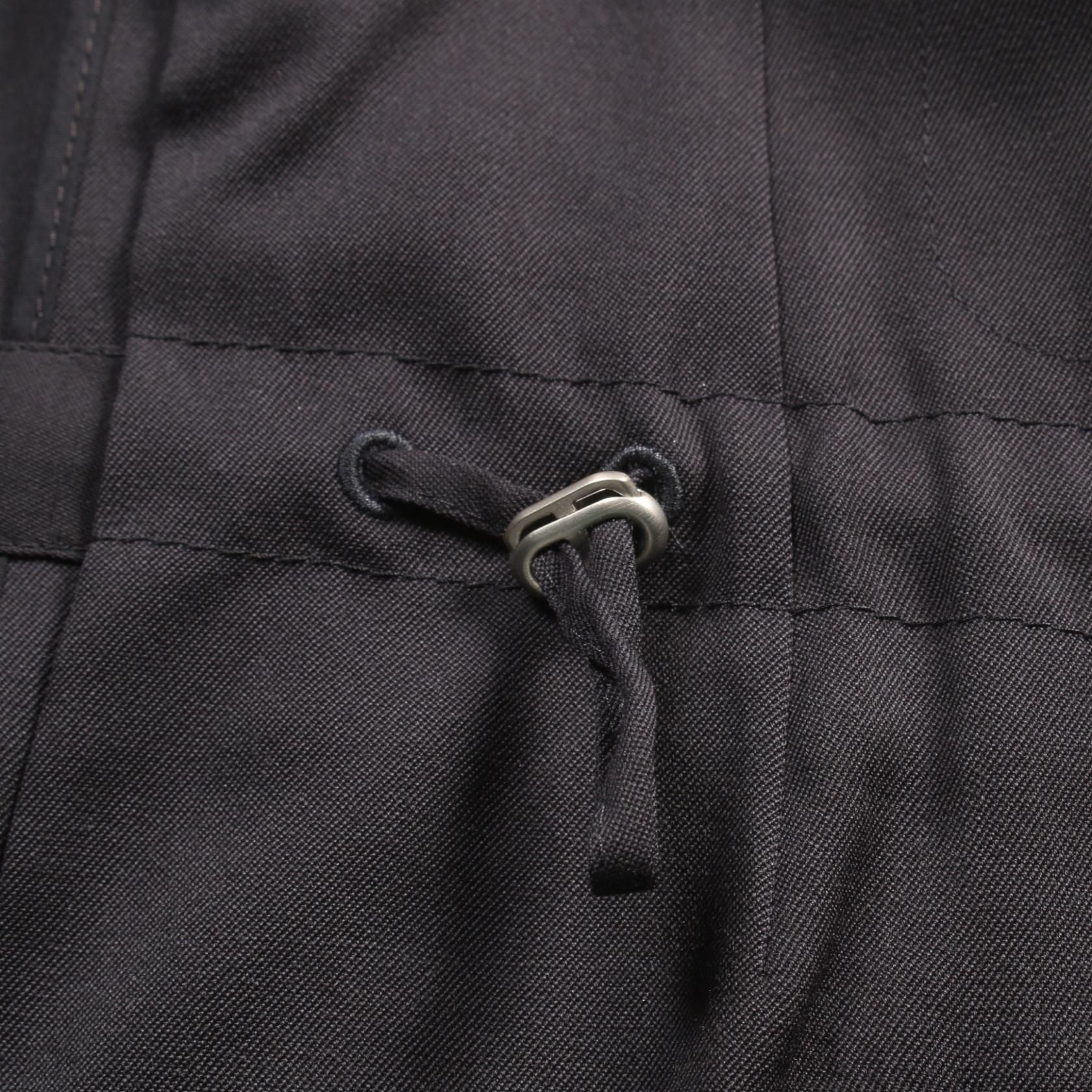 Hermes Tailored Jacket Navy Wool G 19632z 32-5259