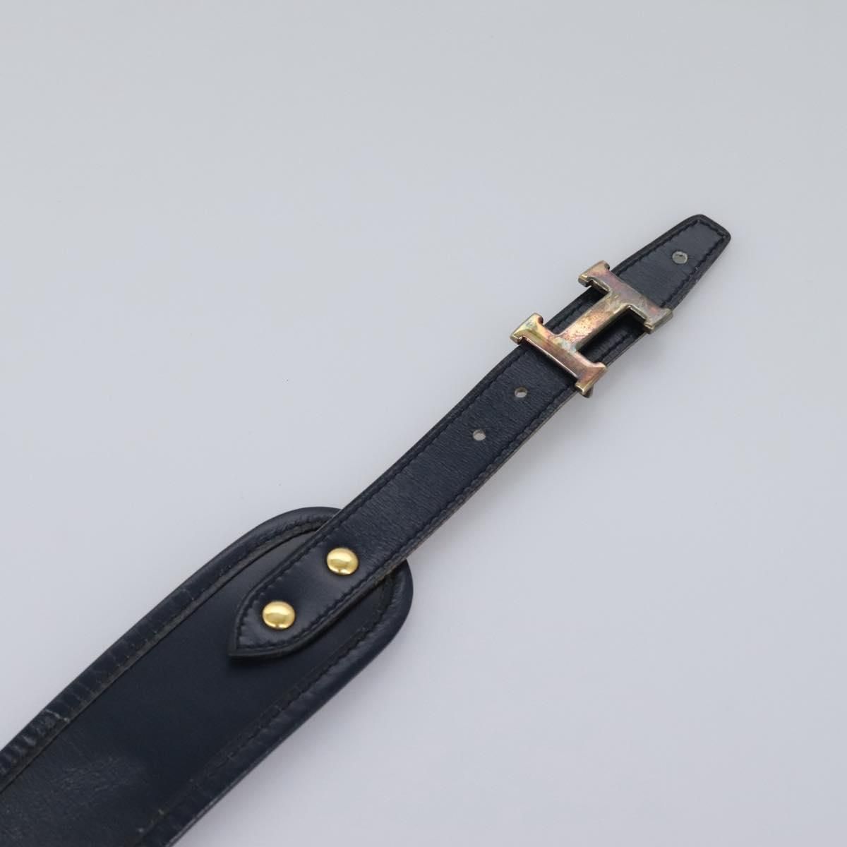 Hermes Constance Belt Leather Navy Auth