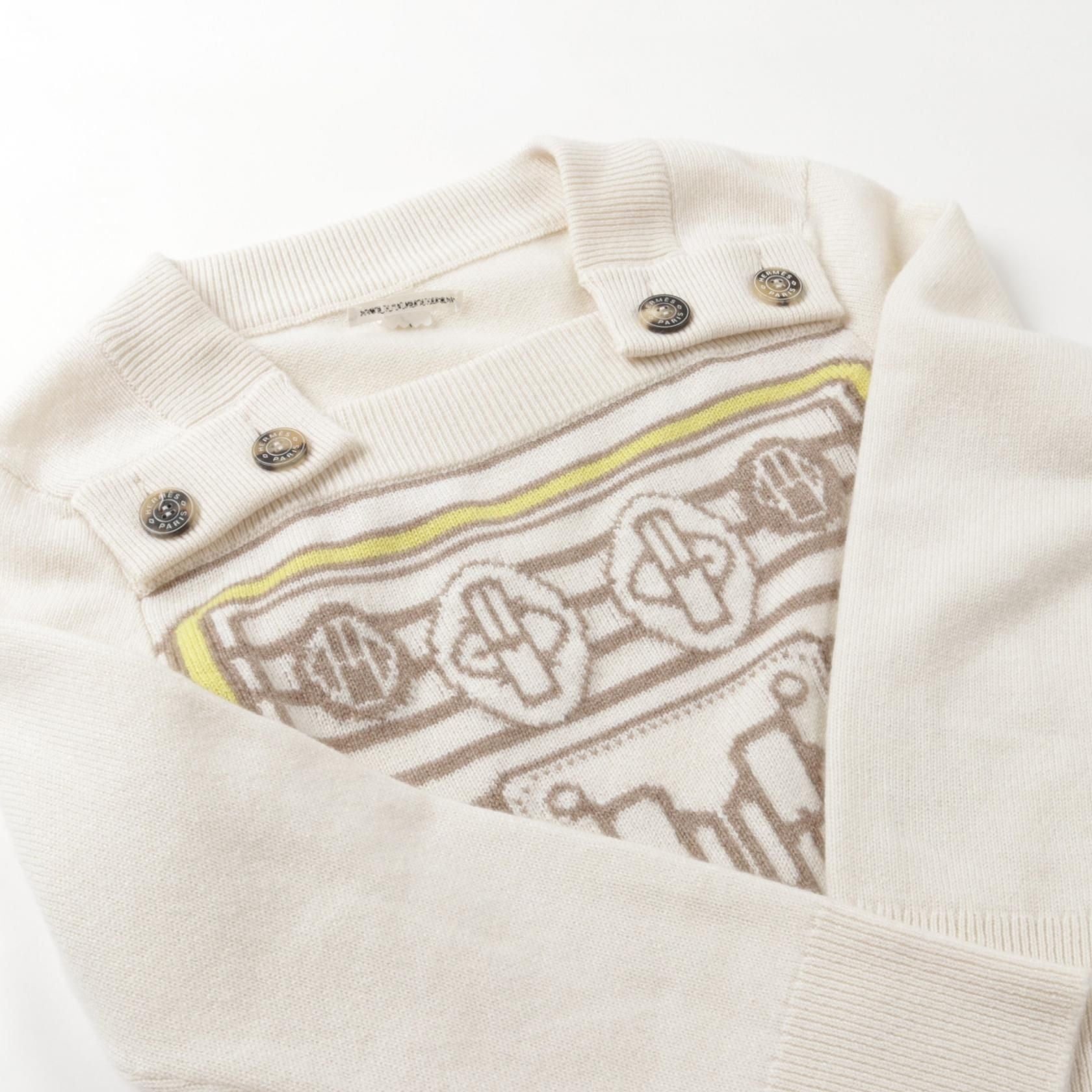 Hermes Bouclerie Moderne Dress 96-7700 Cashmere Beige 36