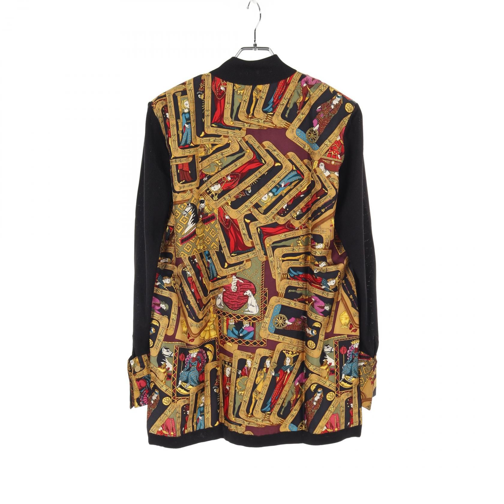 Hermes Tarot Print Blouse Silk