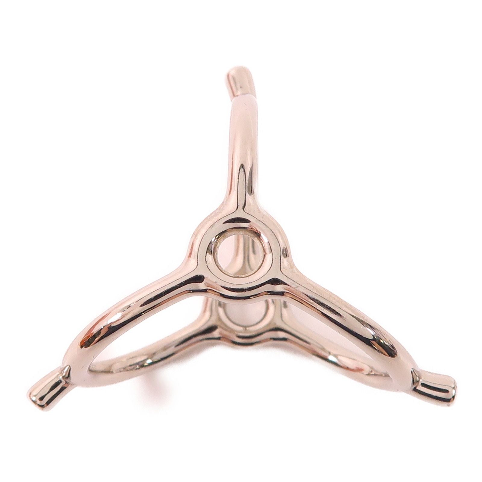 Hermes Kim Scarf Ring Silver Other Metal