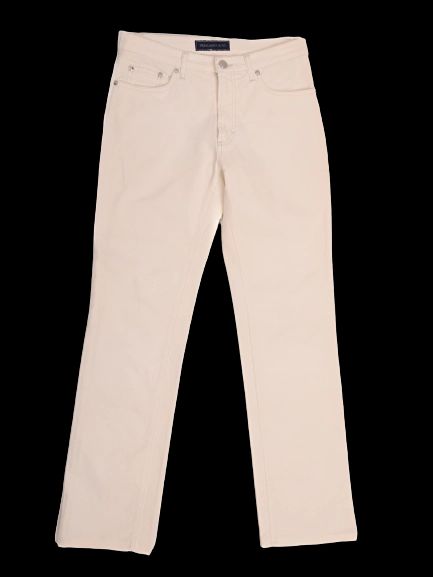 trussardi women's white cotton pants size l excellent condition