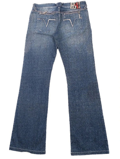 Excellent Versace Jeans Couture Blue Cotton Jeans Size M