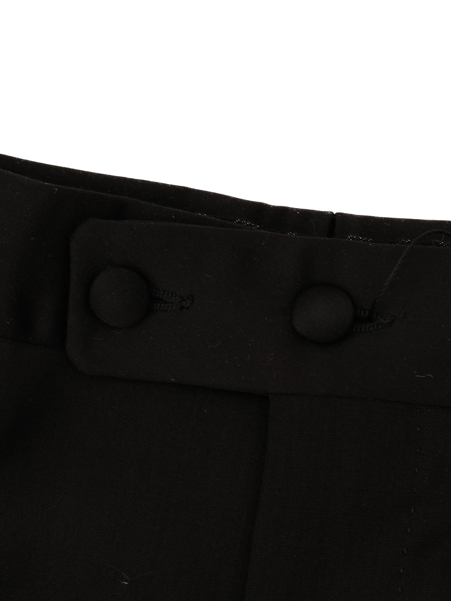 excellent pal zileri black wool trousers men's size m