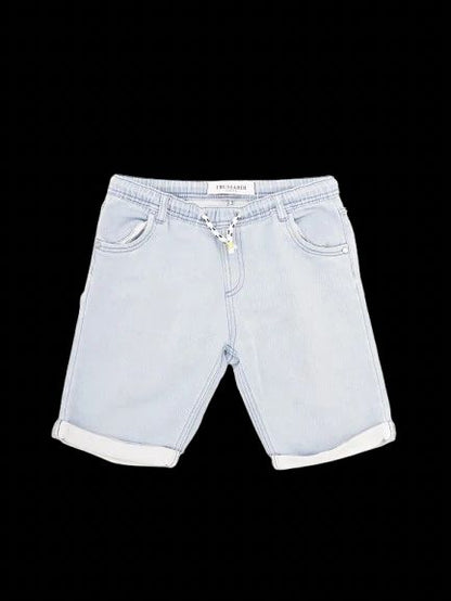 Trussardi Kids Blue Nylon Denim Shorts Size 12 Excellent Condition