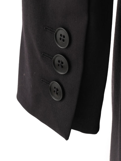 Excellent Emporio Armani Black Wool WomenÕs Coat Size S