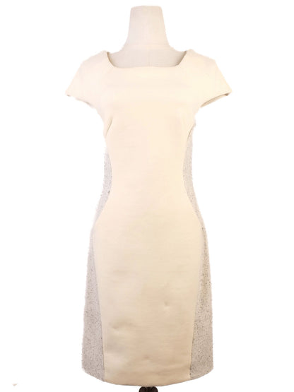 Average Rag&Bone Yellow Wool Dress XS with Textured Panels