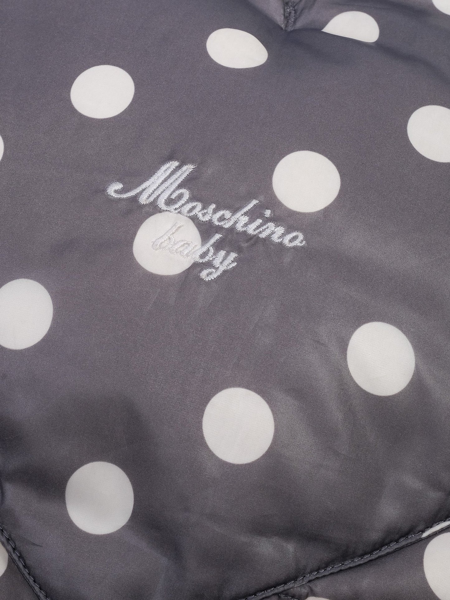 excellent moschino baby sleeping bag gray polka dot for kids