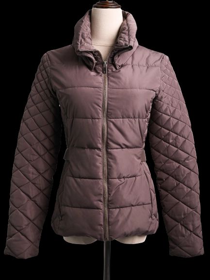 EXCELLENT Trussardi Orange Quilted Puffer Jacket Size S