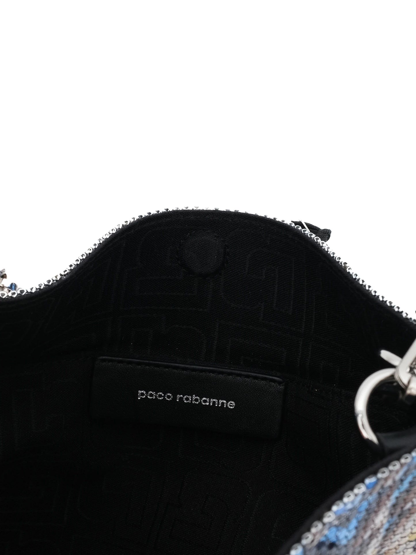 excellent paco rabanne metallic mesh handbag combined colors