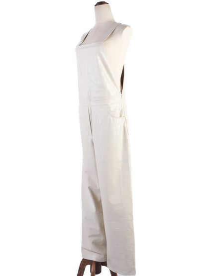 Excellent Nanushka Gray Viscose Jumpsuit Size S with Pockets