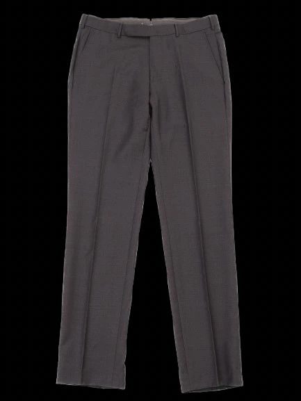 perfect ermenegildo zegna gray wool formal pants size m