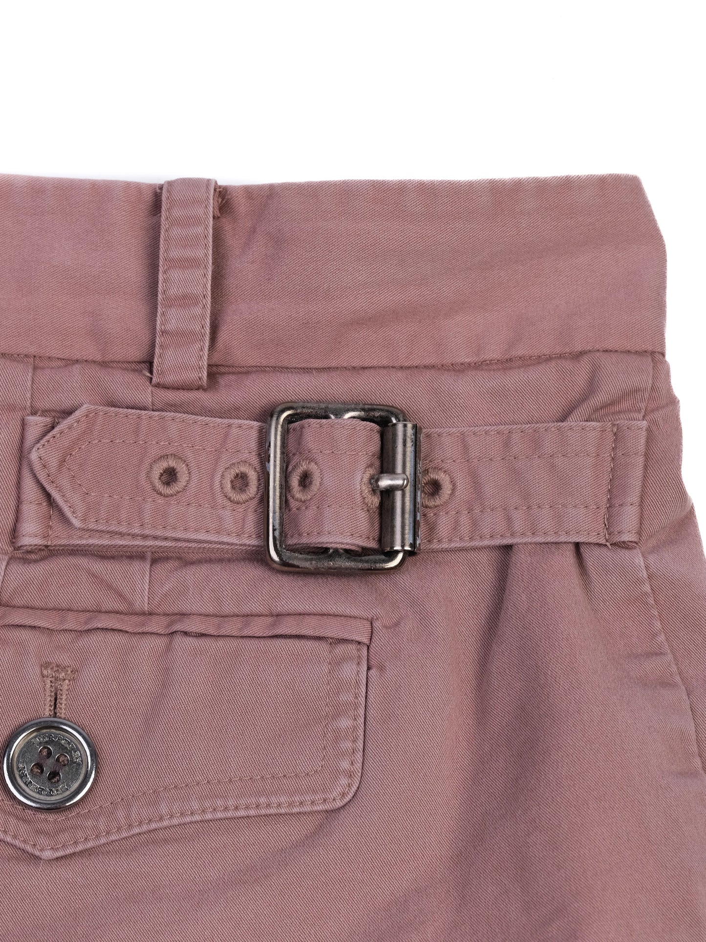 burberry pink womenõs shorts size s excellent condition