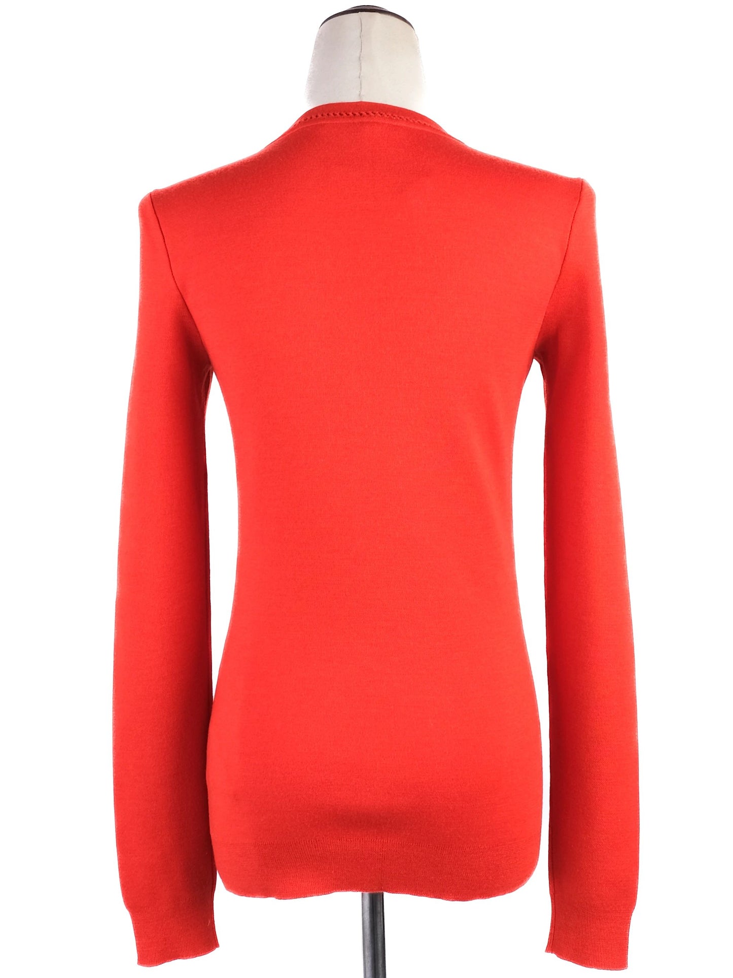 gucci womenõs orange wool sweater size s - excellent condition