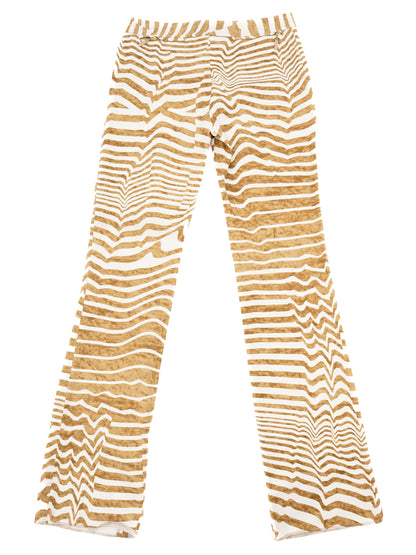 Perfect Gianfranco Ferr� Orange Striped Shirt Size M Women