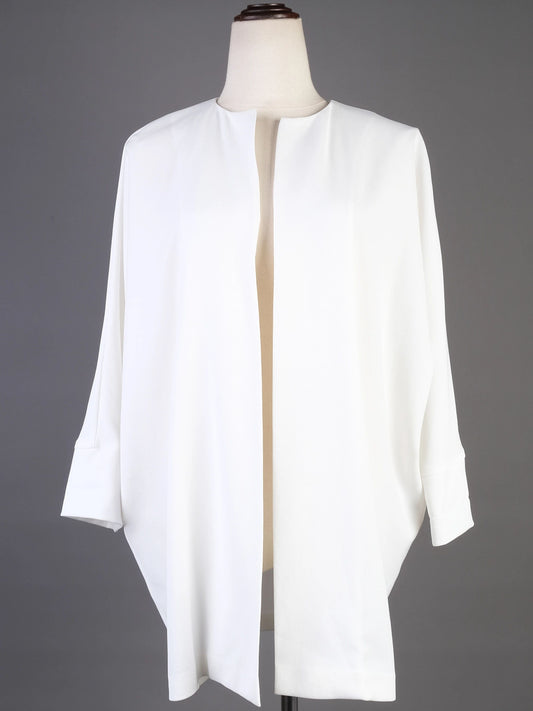 Excellent Pinko White Triacetate Jacket Cardigan Size S