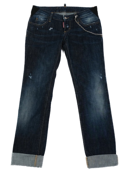 Excellent Dsquared2 WomenÕs Dark Blue Denim Jeans Size M