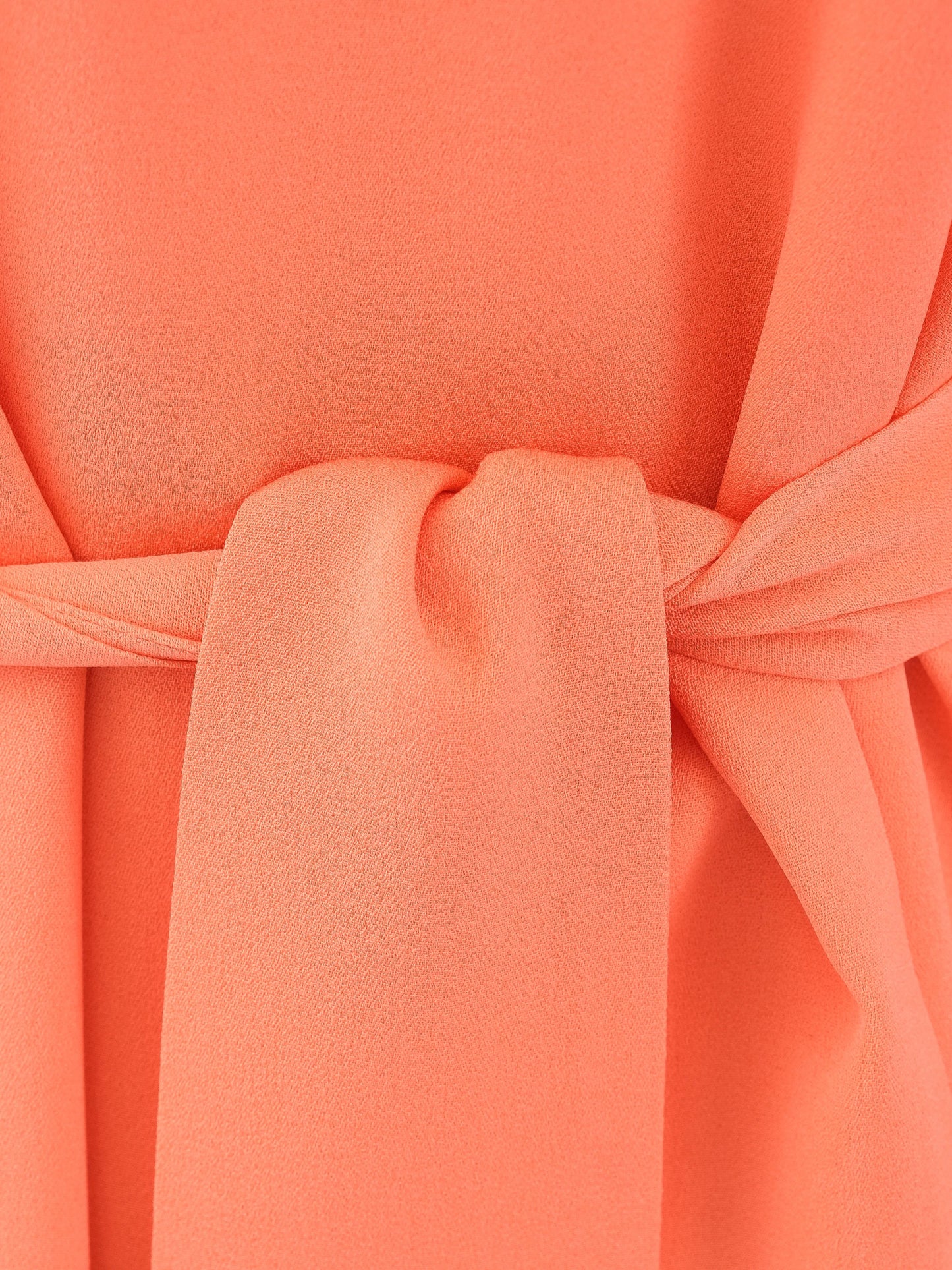 excellent diane von furstenberg orange silk dress size m