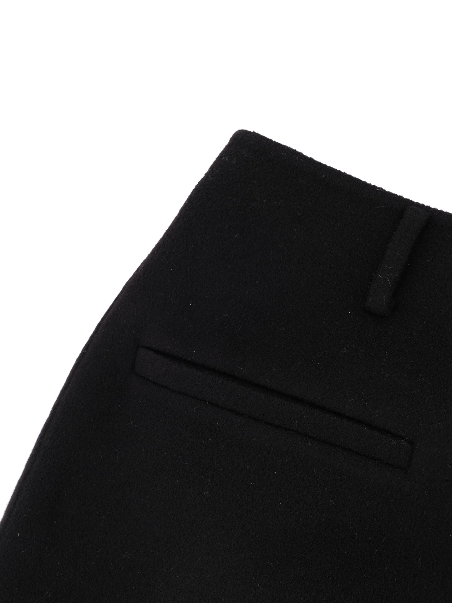 new cos black wool skirt with slit size m