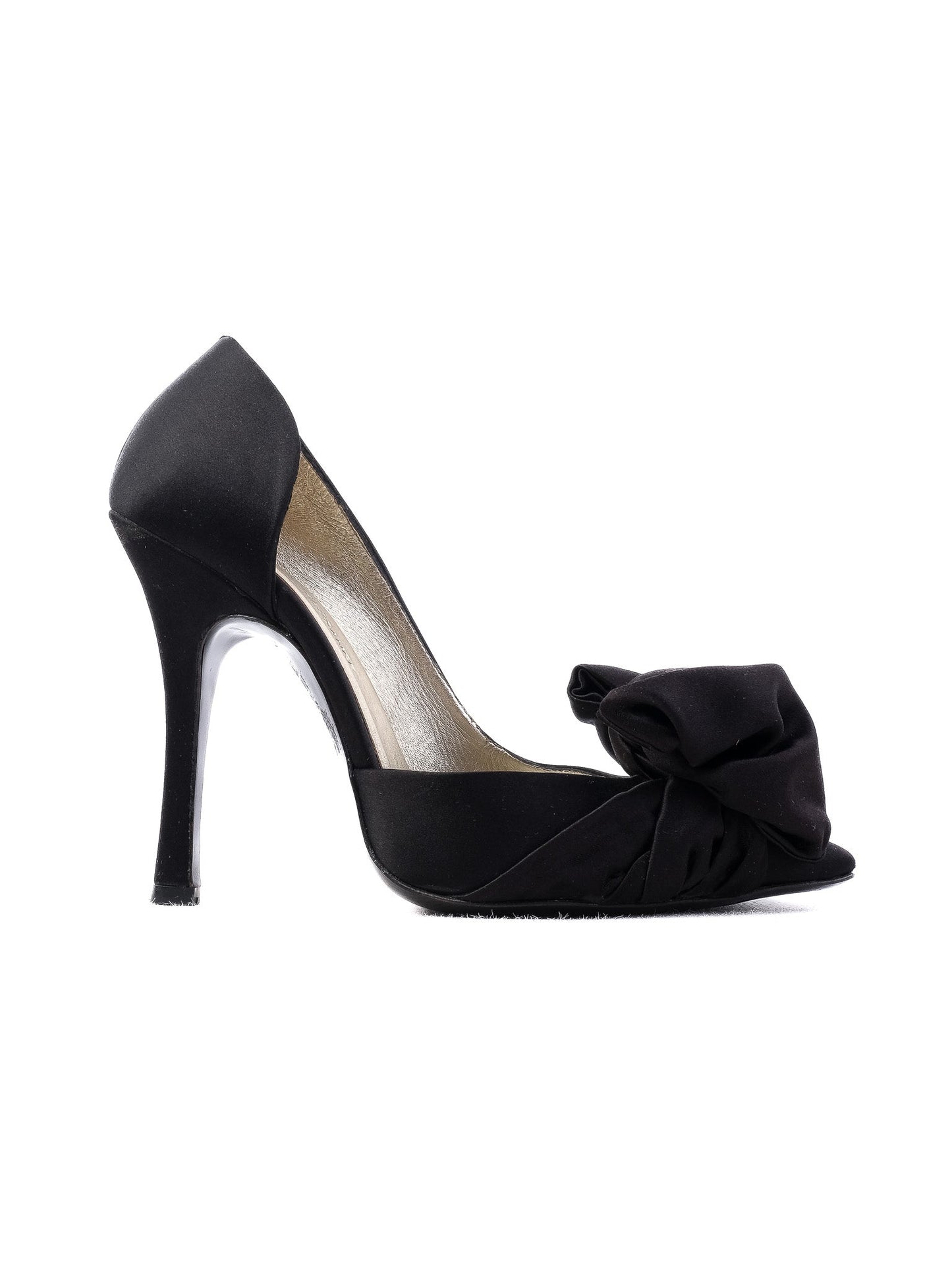 excellent ines de la fressange black stiletto heels size 37