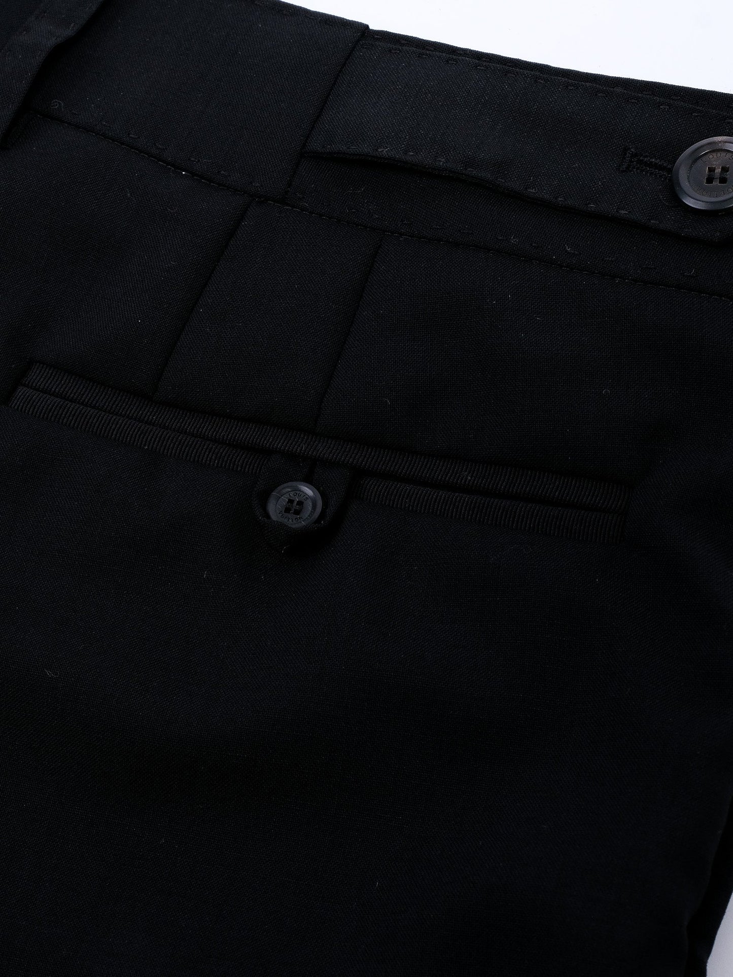 excellent louis vuitton black wool shorts for women