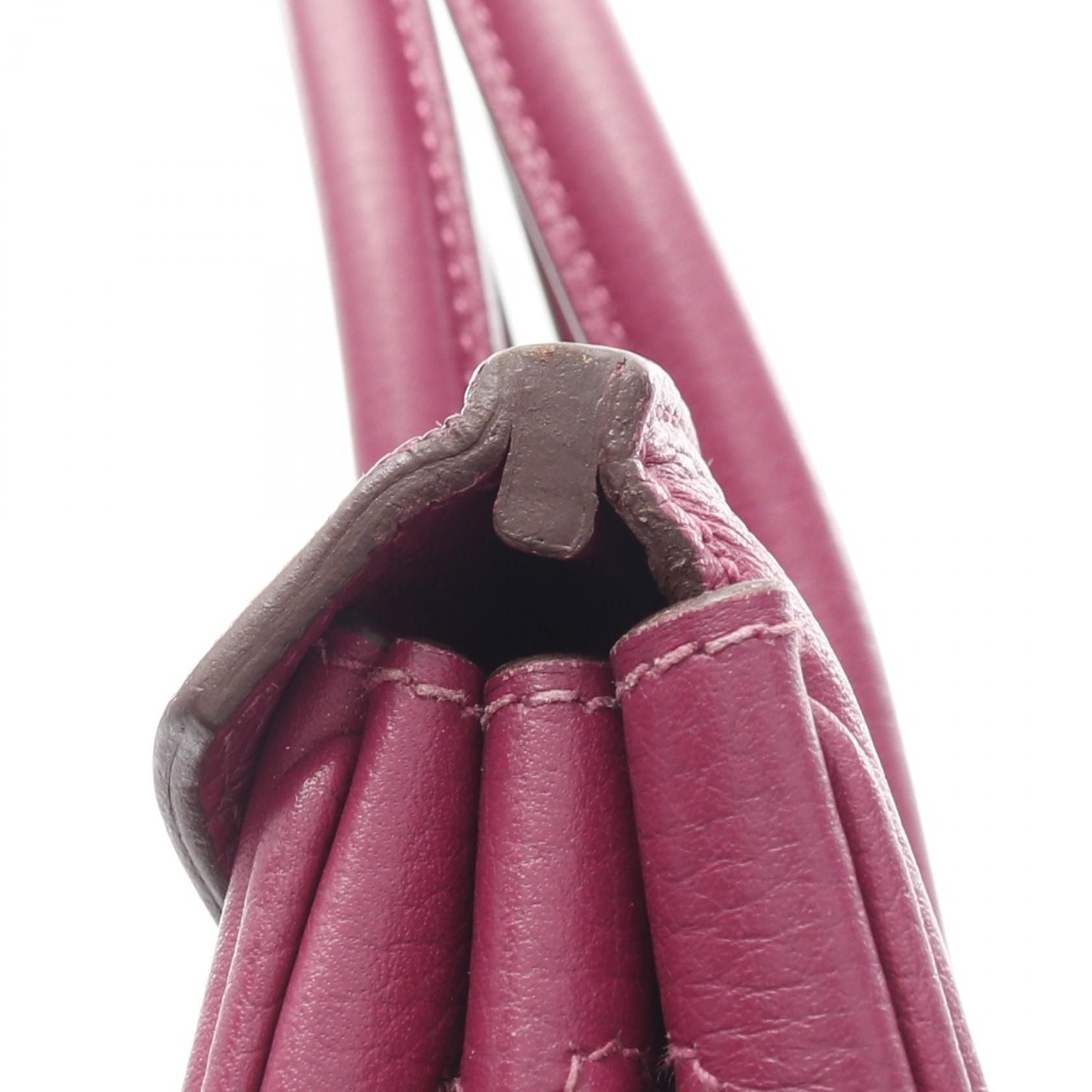Hermes Birkin 30 Handbag Tosca Pink Leather Taurillon Clemence