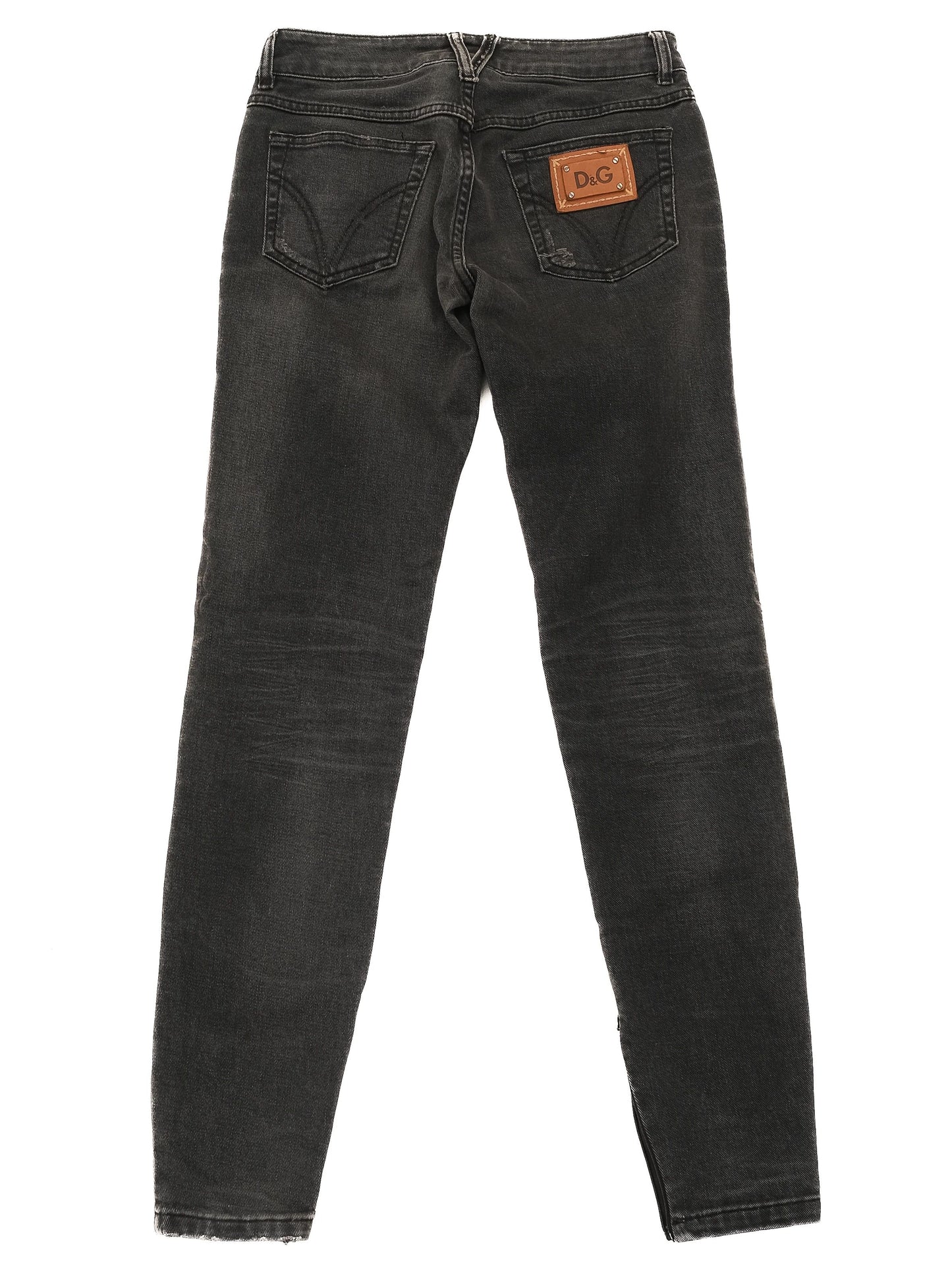 excellent dolce gabbana gray jeans for kids size s